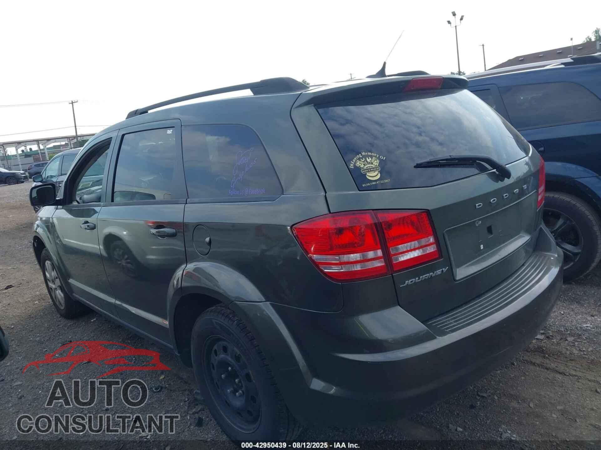 DODGE JOURNEY 2016 - 3C4PDCAB3GT152193