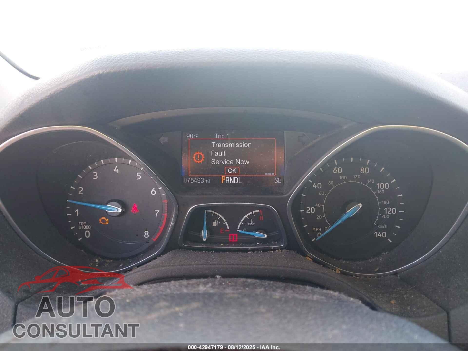 FORD FOCUS 2017 - 1FADP3F20HL221248