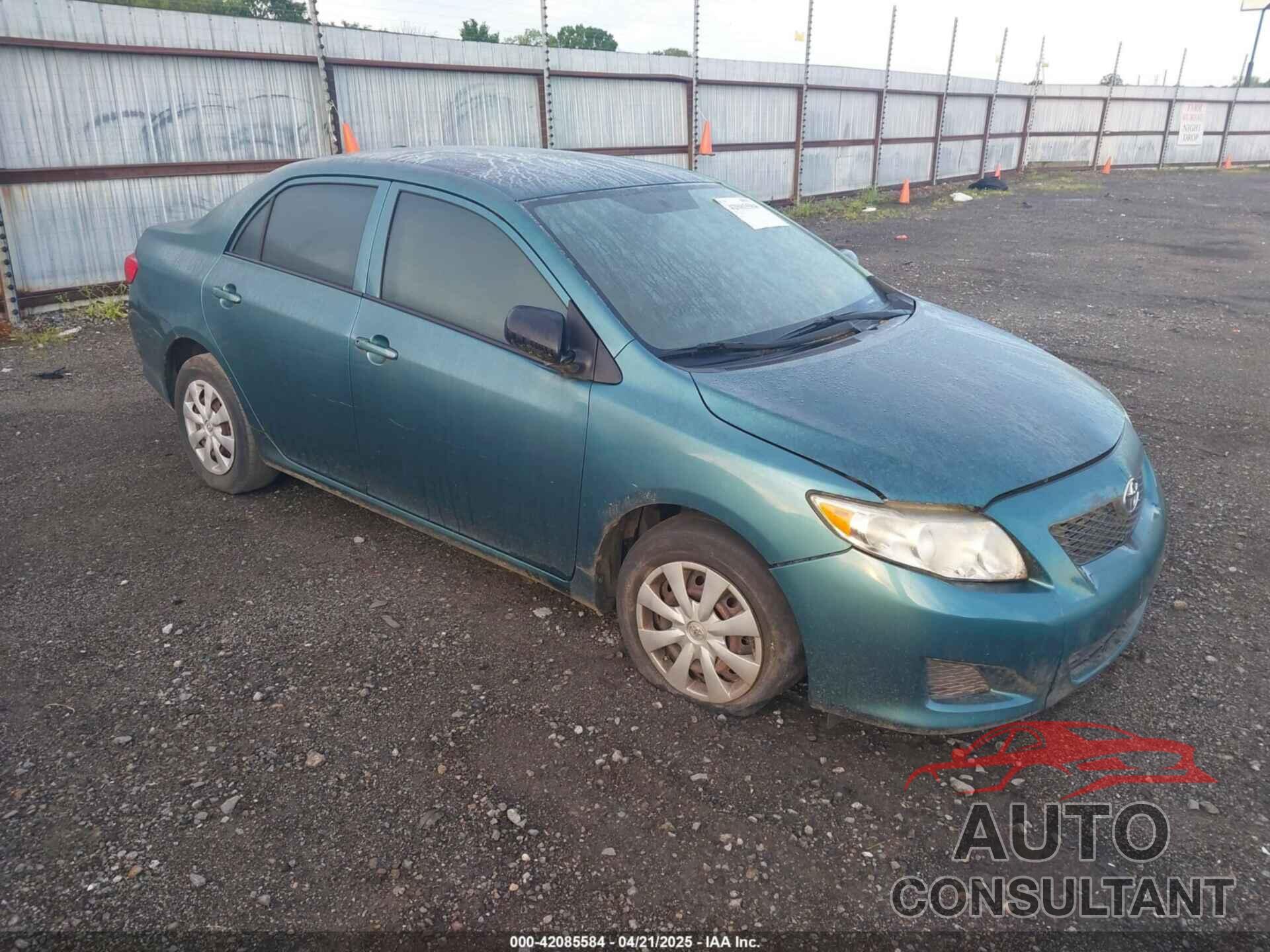 TOYOTA COROLLA 2009 - JTDBL40E099063708