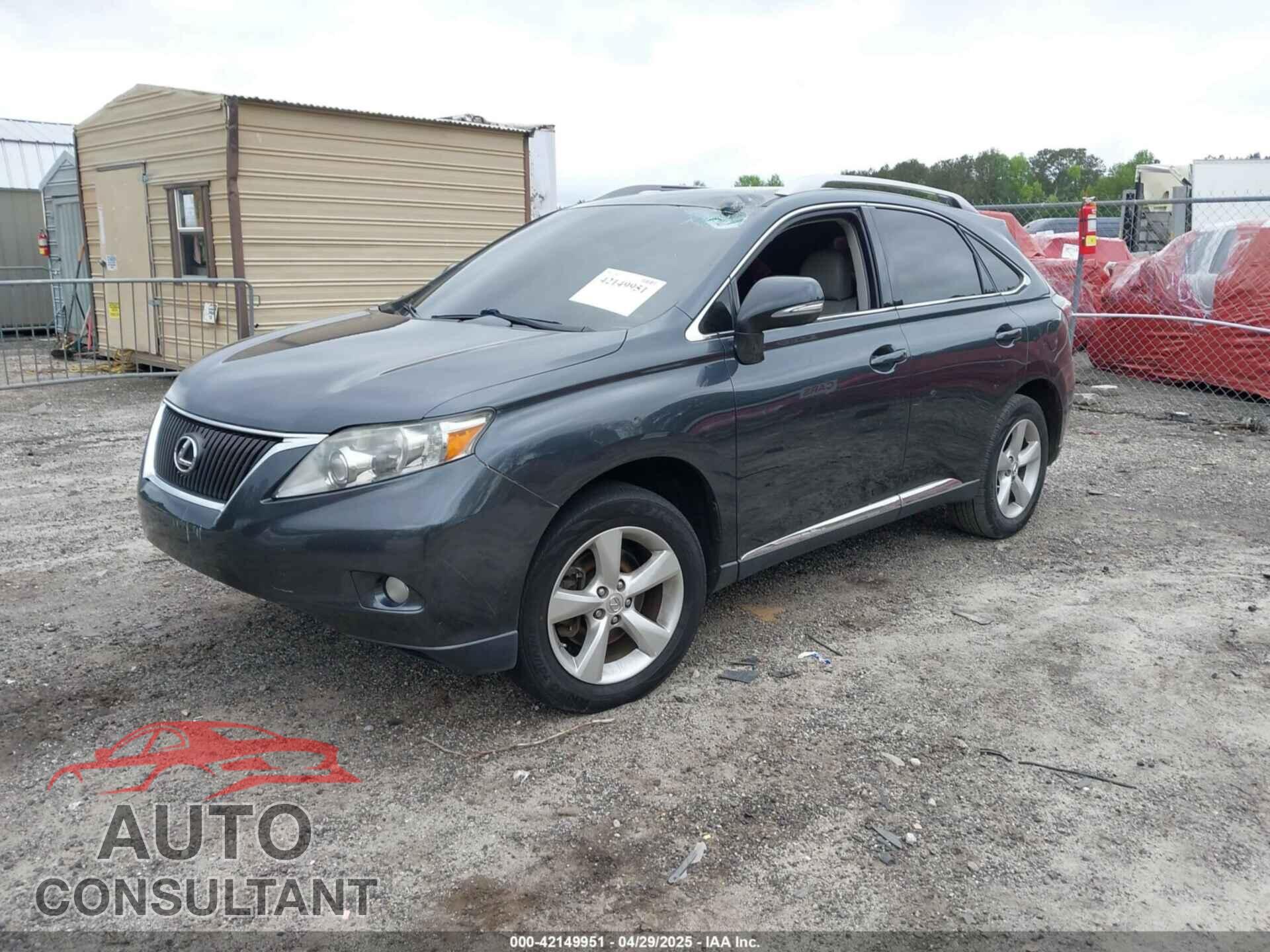 LEXUS RX 2010 - 2T2BK1BA4AC060154