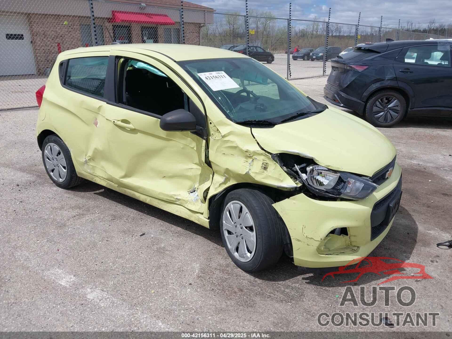 CHEVROLET SPARK 2017 - KL8CA6SA5HC775755