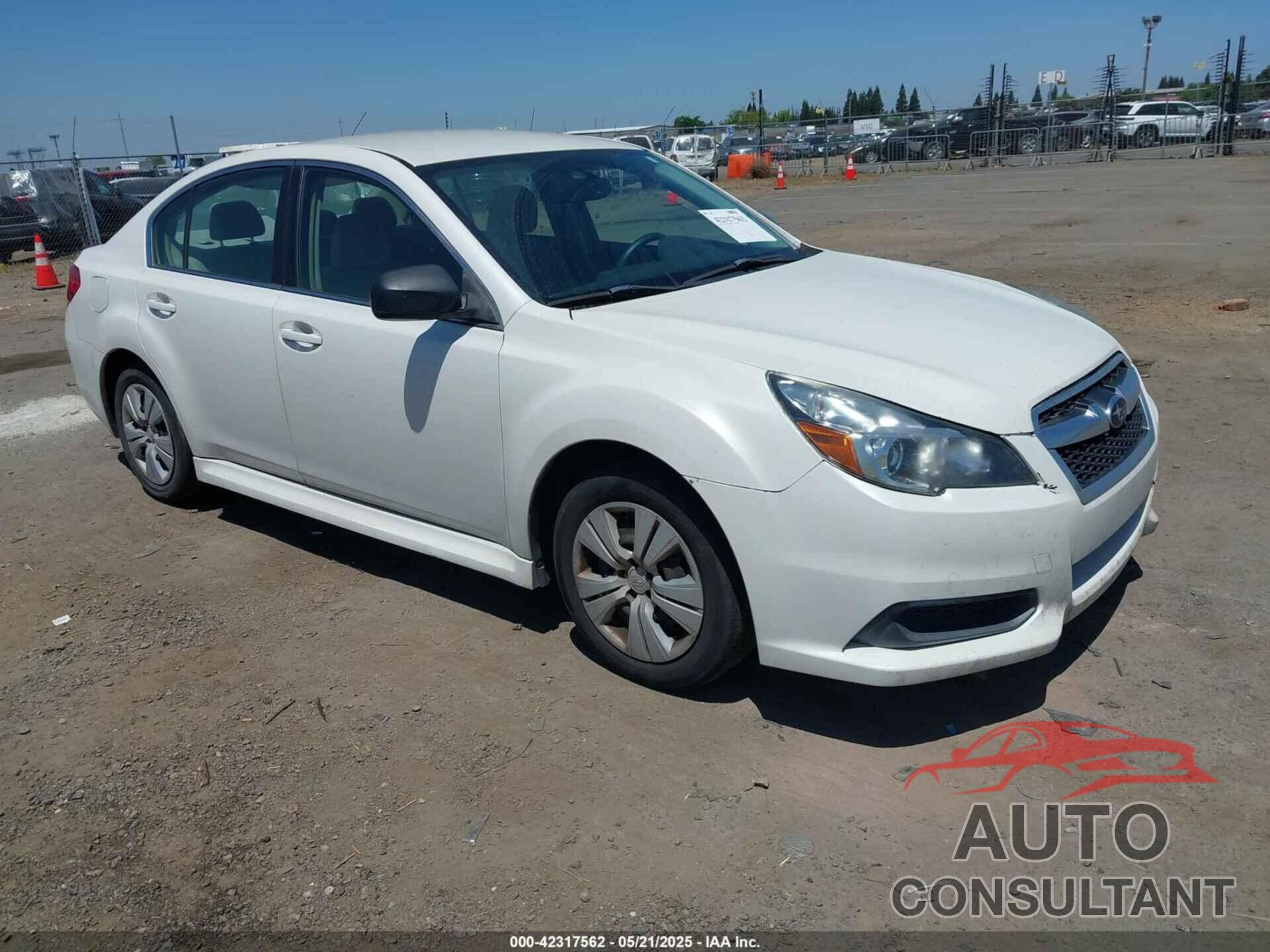 SUBARU LEGACY 2013 - 4S3BMCA67D3014760