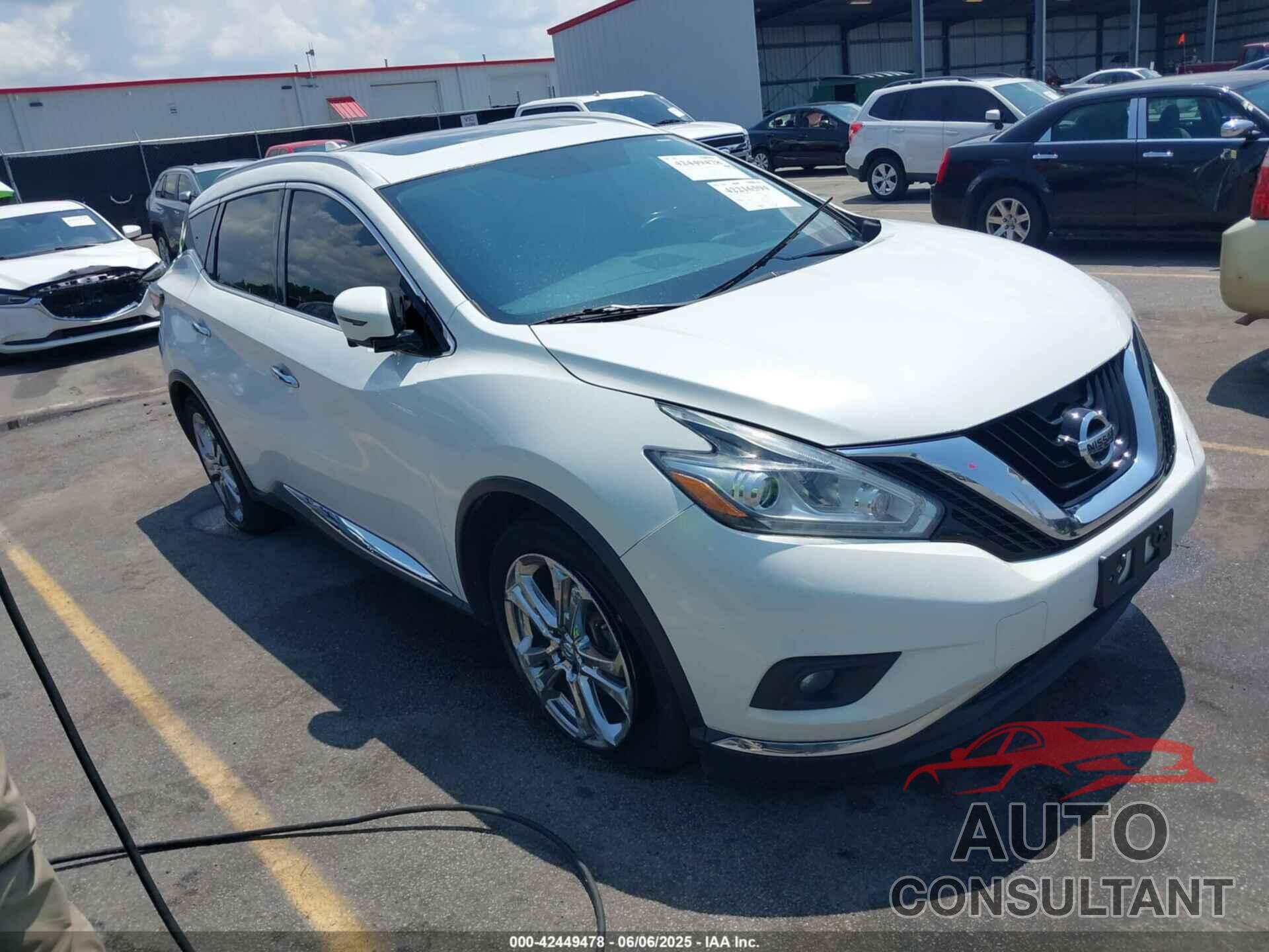 NISSAN MURANO 2017 - 5N1AZ2MH8HN119348