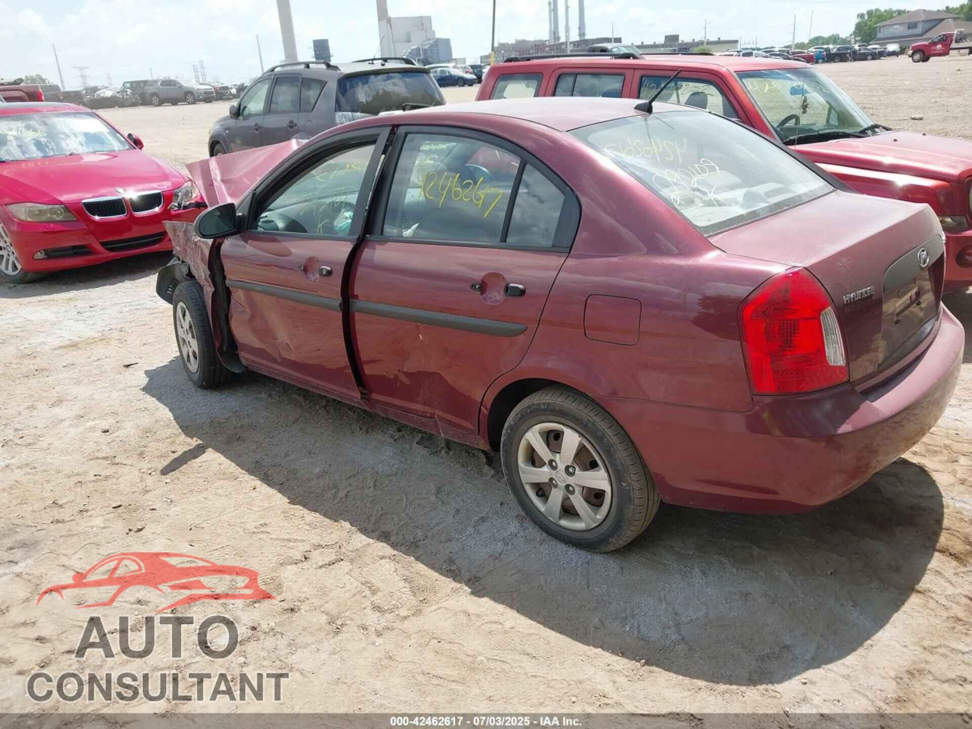 HYUNDAI ACCENT 2009 - KMHCM46C59U292109