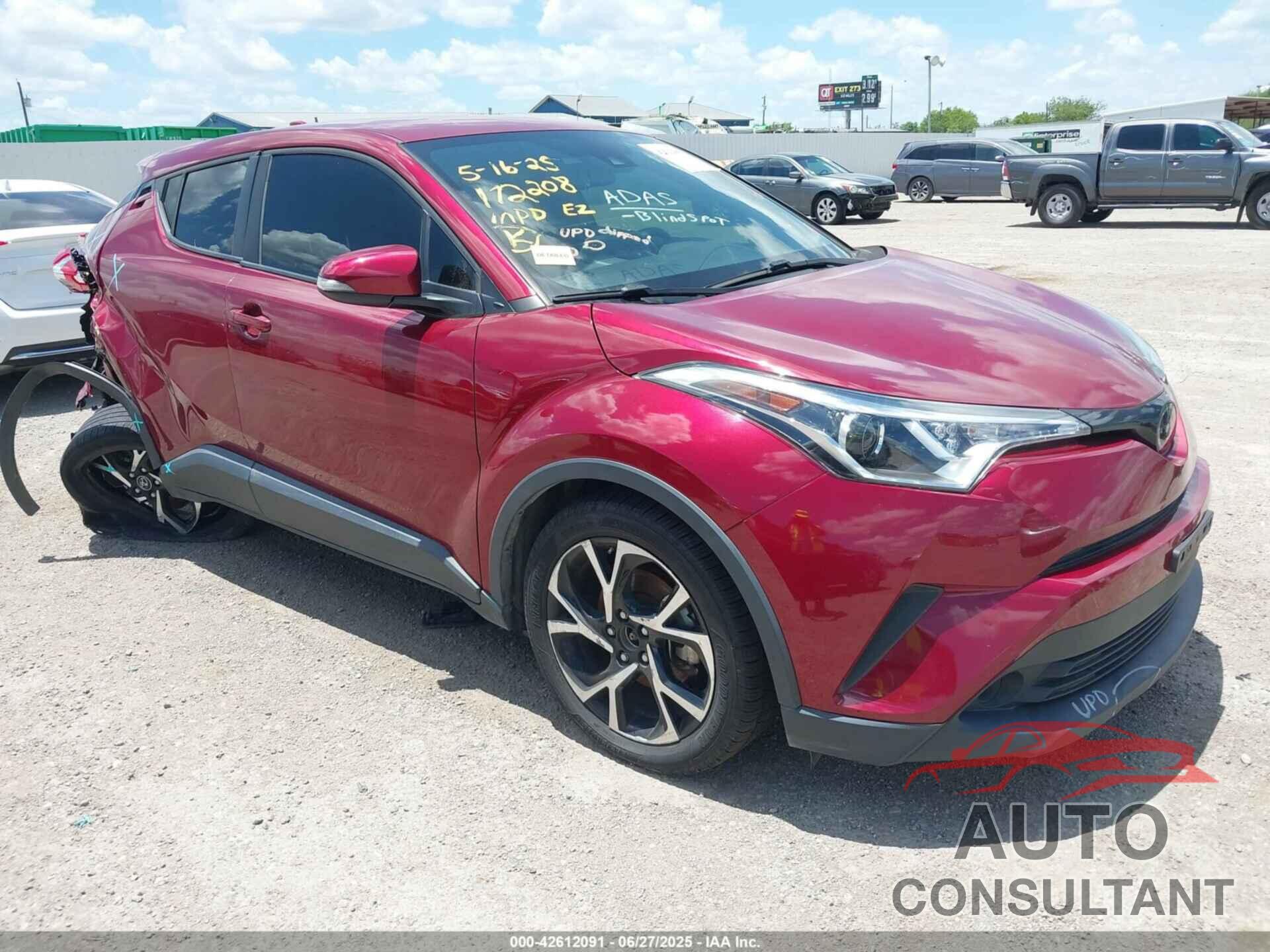 TOYOTA C-HR 2019 - JTNKHMBX9K1060225