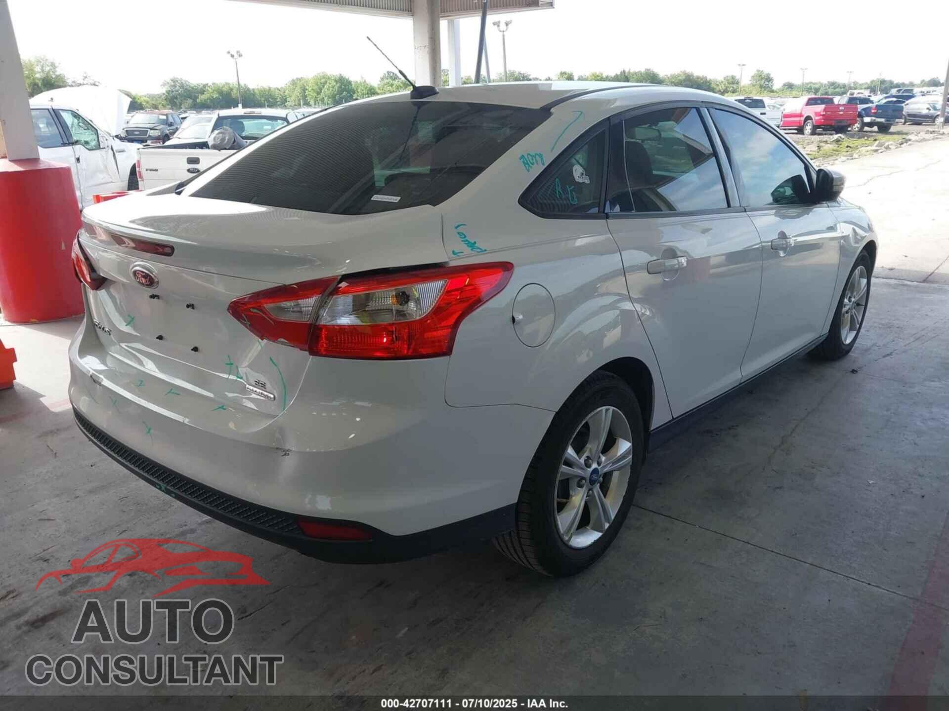 FORD FOCUS 2013 - 1FADP3F25DL220283