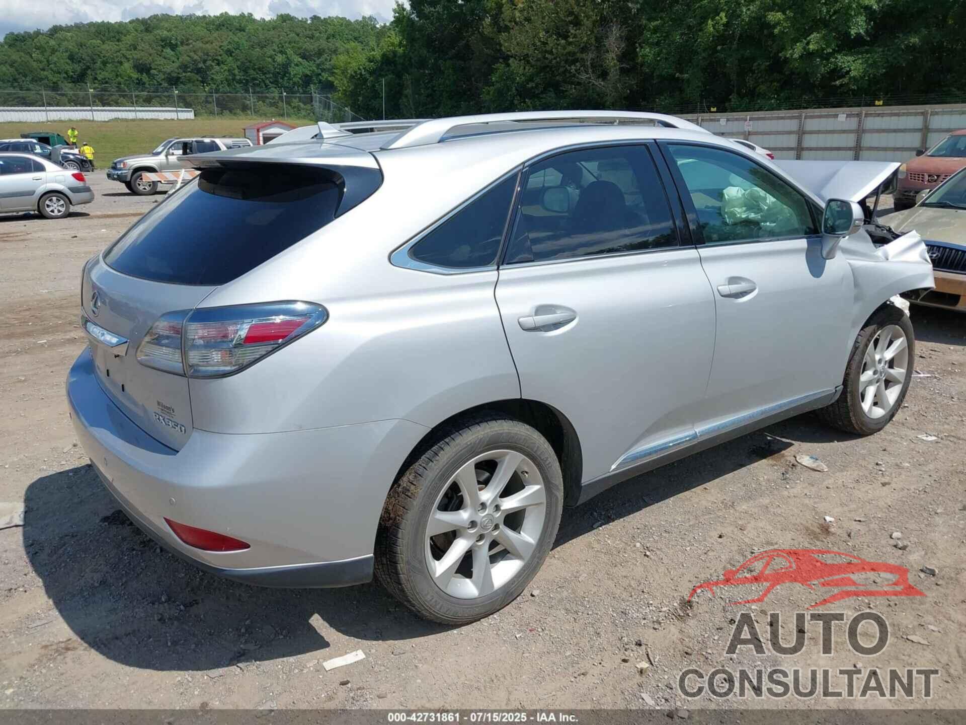 LEXUS RX 350 2010 - 2T2ZK1BA4AC030893