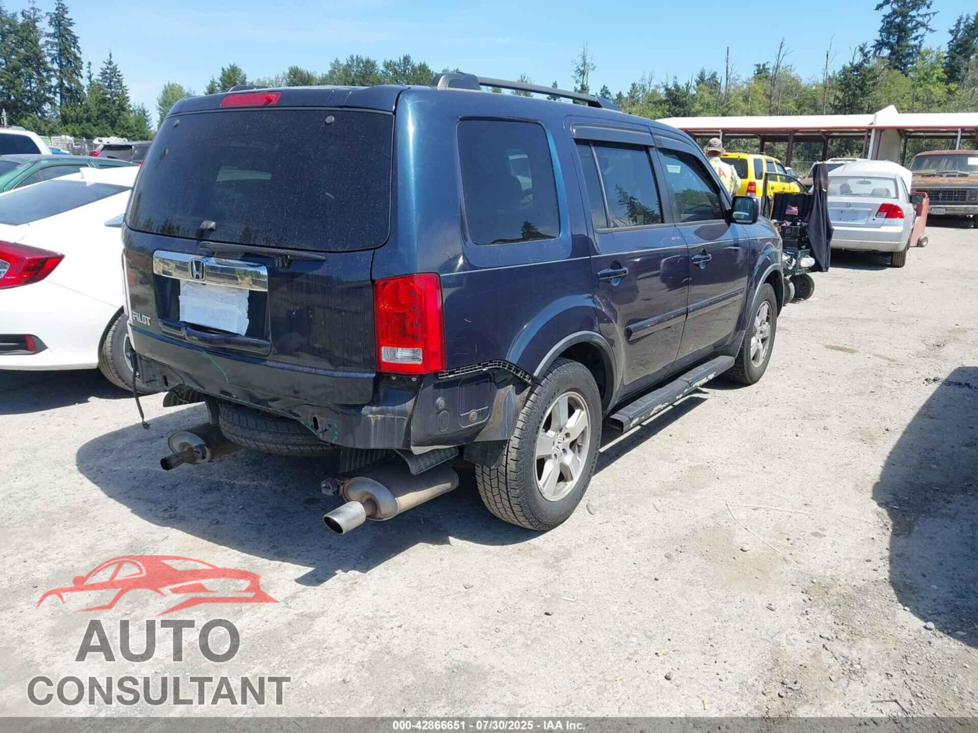HONDA PILOT 2011 - 5FNYF3H63BB014149