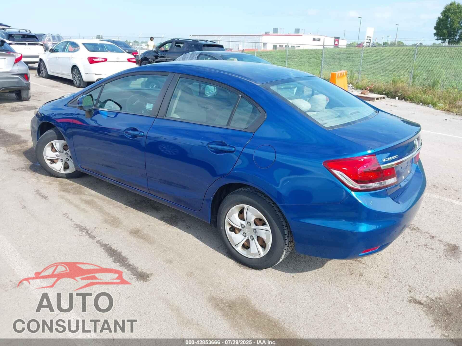 HONDA CIVIC 2013 - 19XFB2F57DE034792
