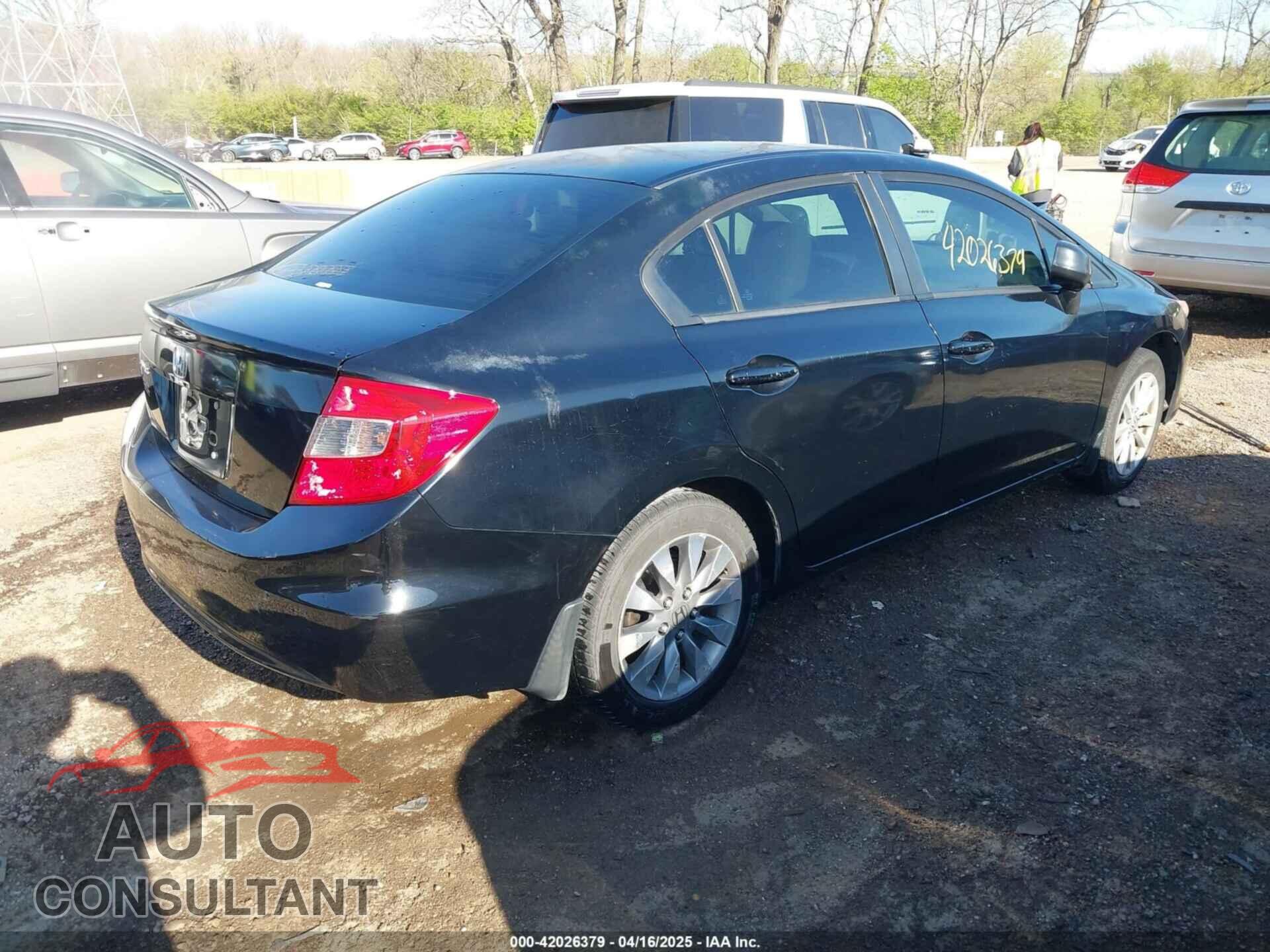 HONDA CIVIC 2012 - 2HGFB2F86CH500341