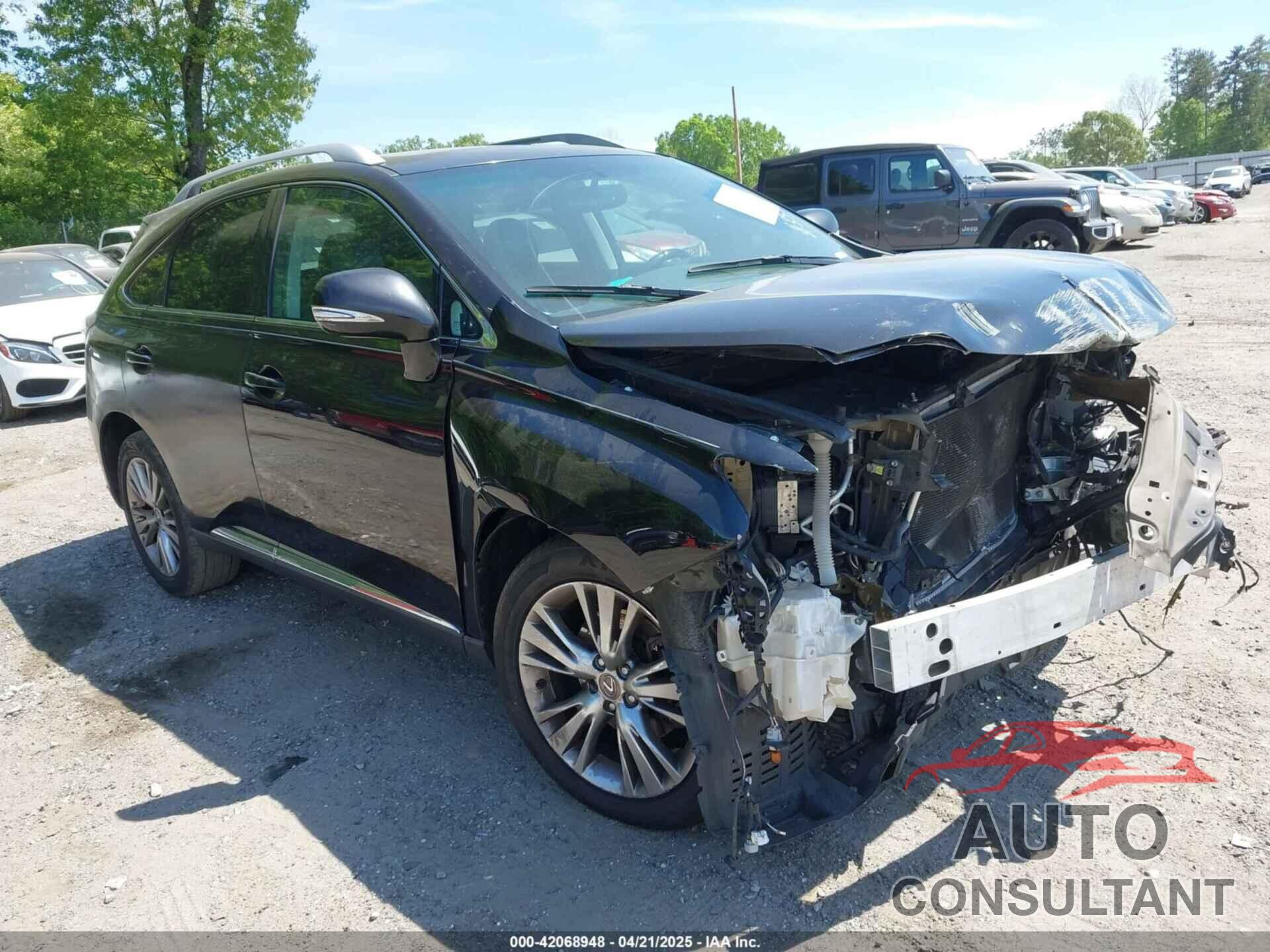 LEXUS RX 350 2013 - 2T2ZK1BA3DC093536
