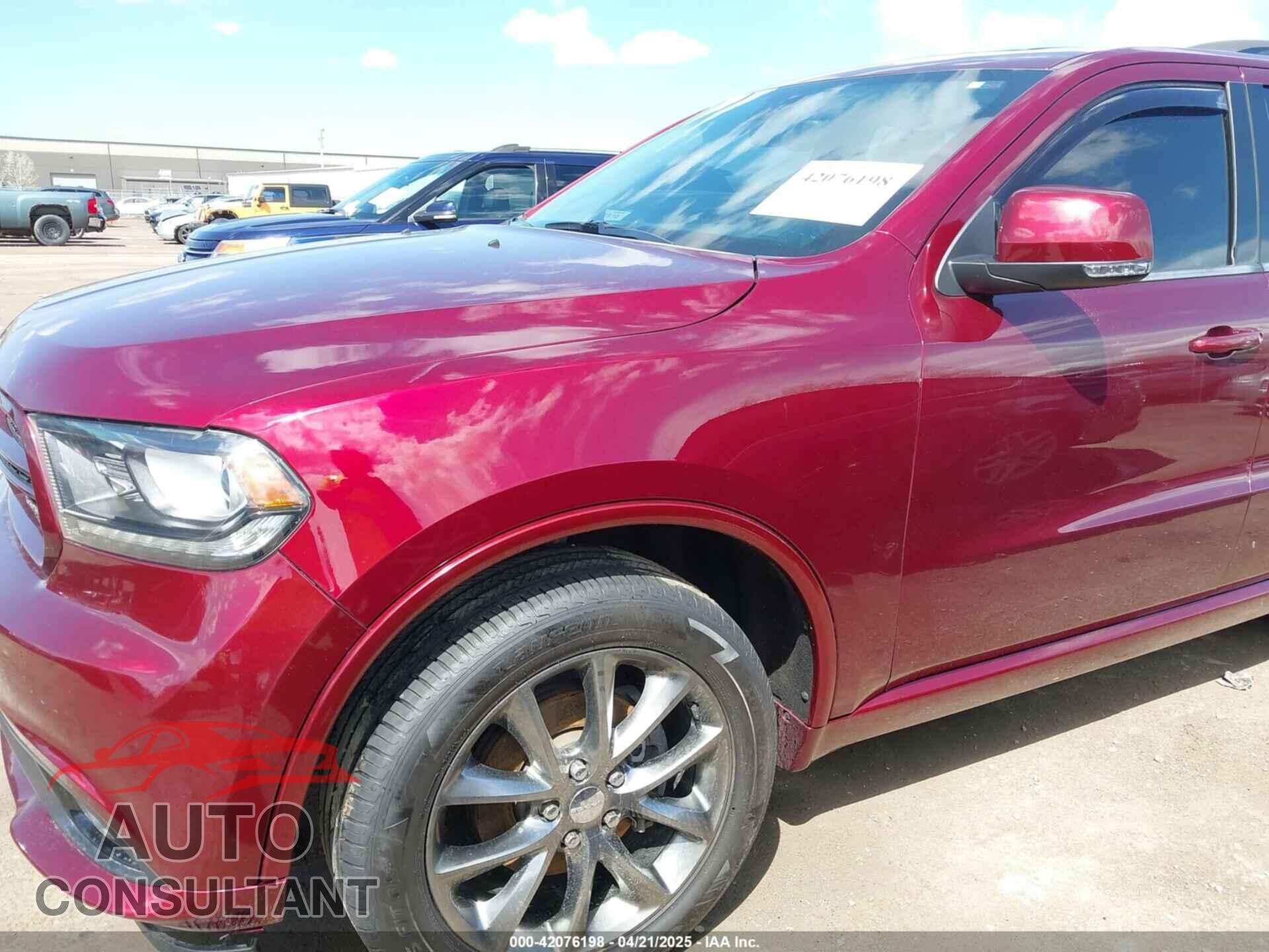 DODGE DURANGO 2017 - 1C4RDJDG9HC666874