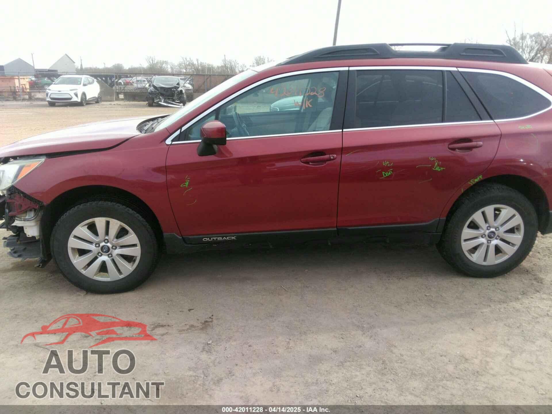 SUBARU OUTBACK 2017 - 4S4BSACC7H3248993