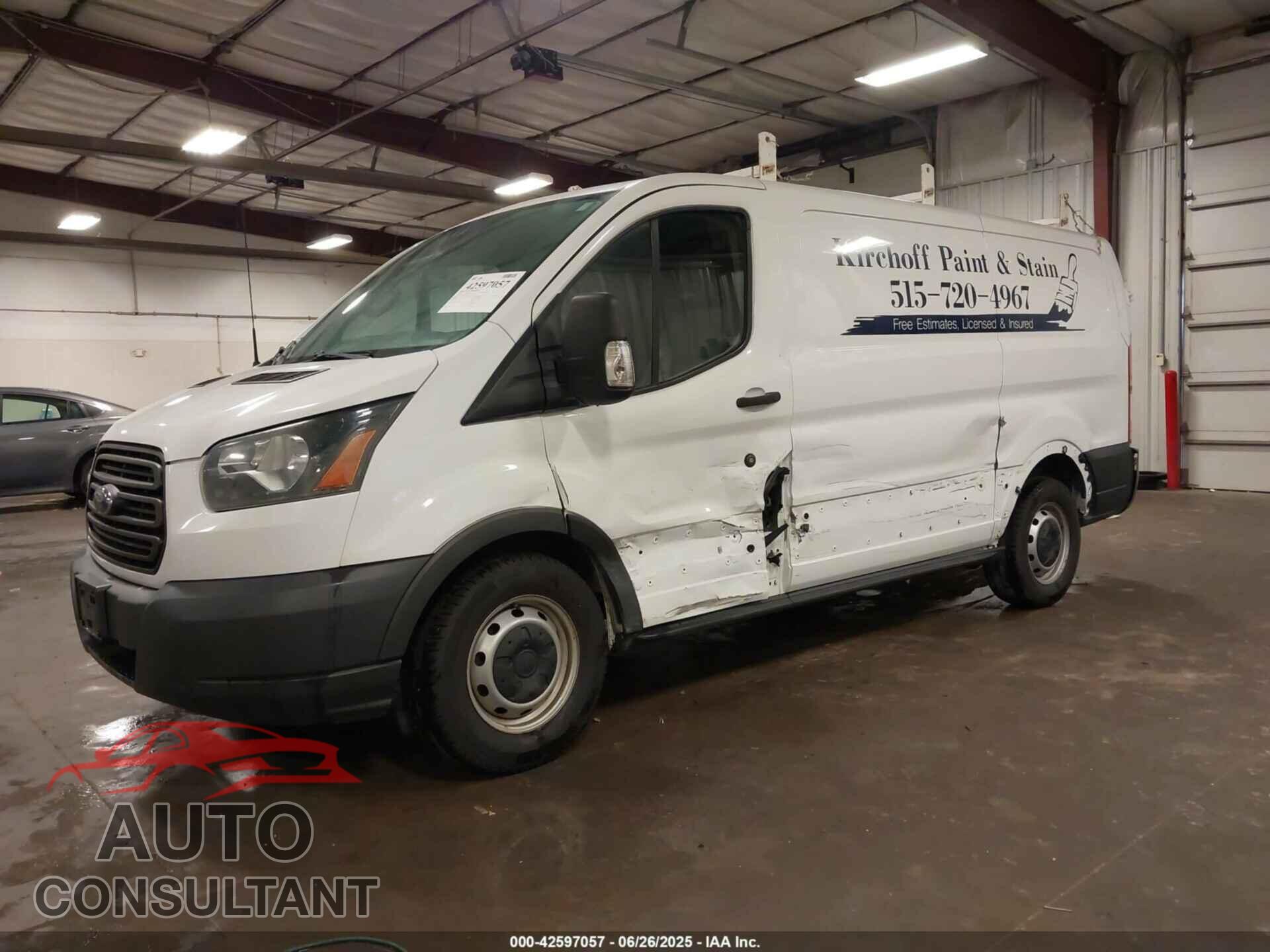 FORD TRANSIT-150 2016 - 1FTYE1ZM0GKA25625