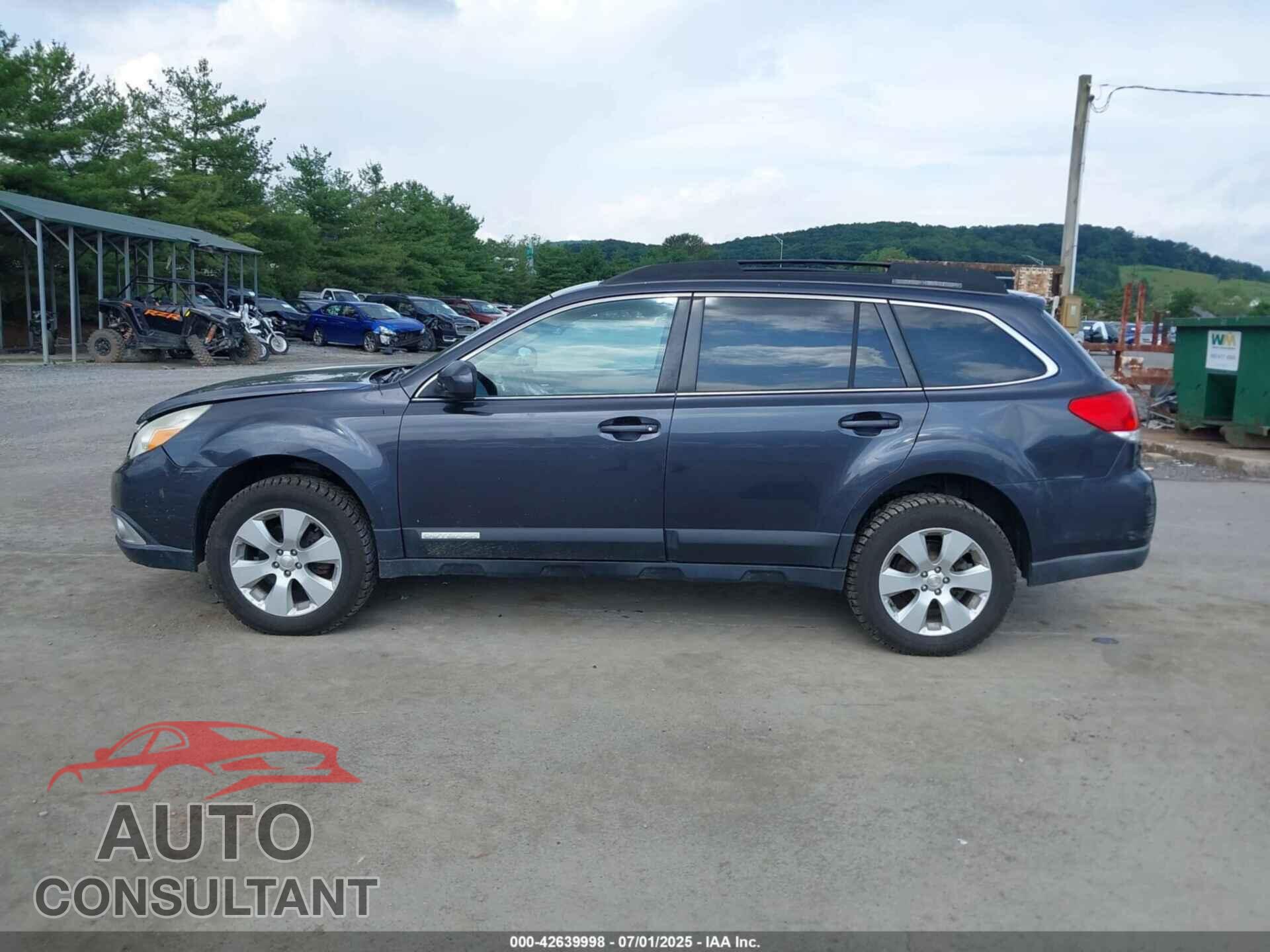 SUBARU OUTBACK 2011 - 4S4BRBKC8B3414514