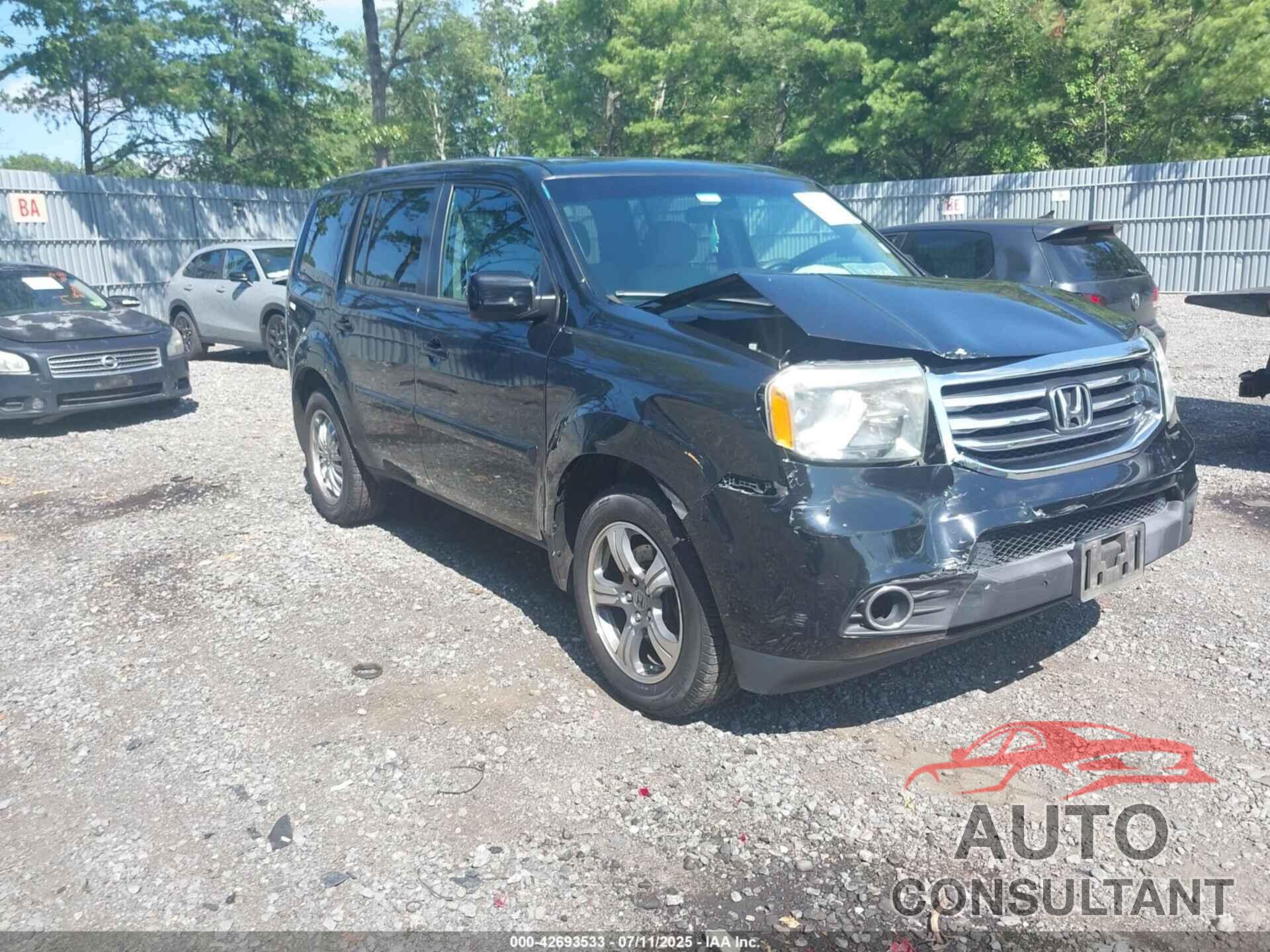 HONDA PILOT 2013 - 5FNYF4H40DB003309