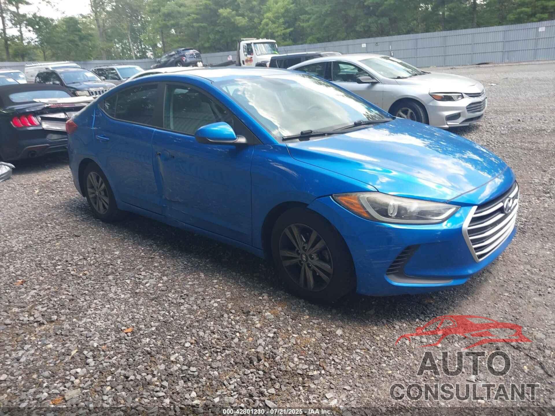 HYUNDAI ELANTRA 2017 - 5NPD84LF6HH006644