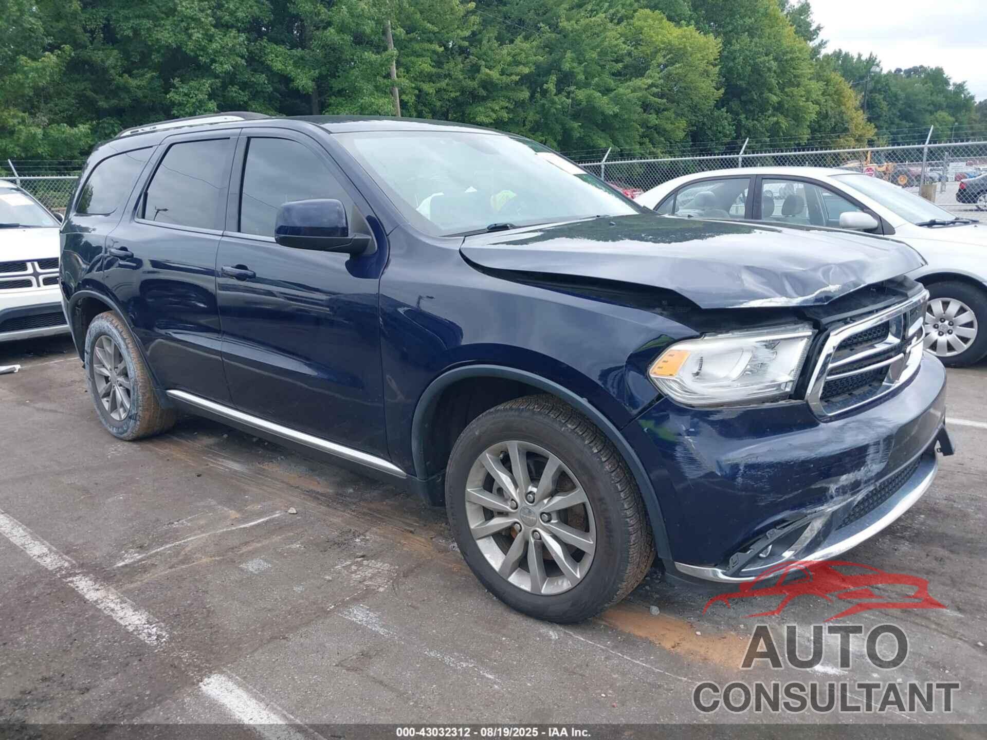 DODGE DURANGO 2017 - 1C4RDHAG2HC770958