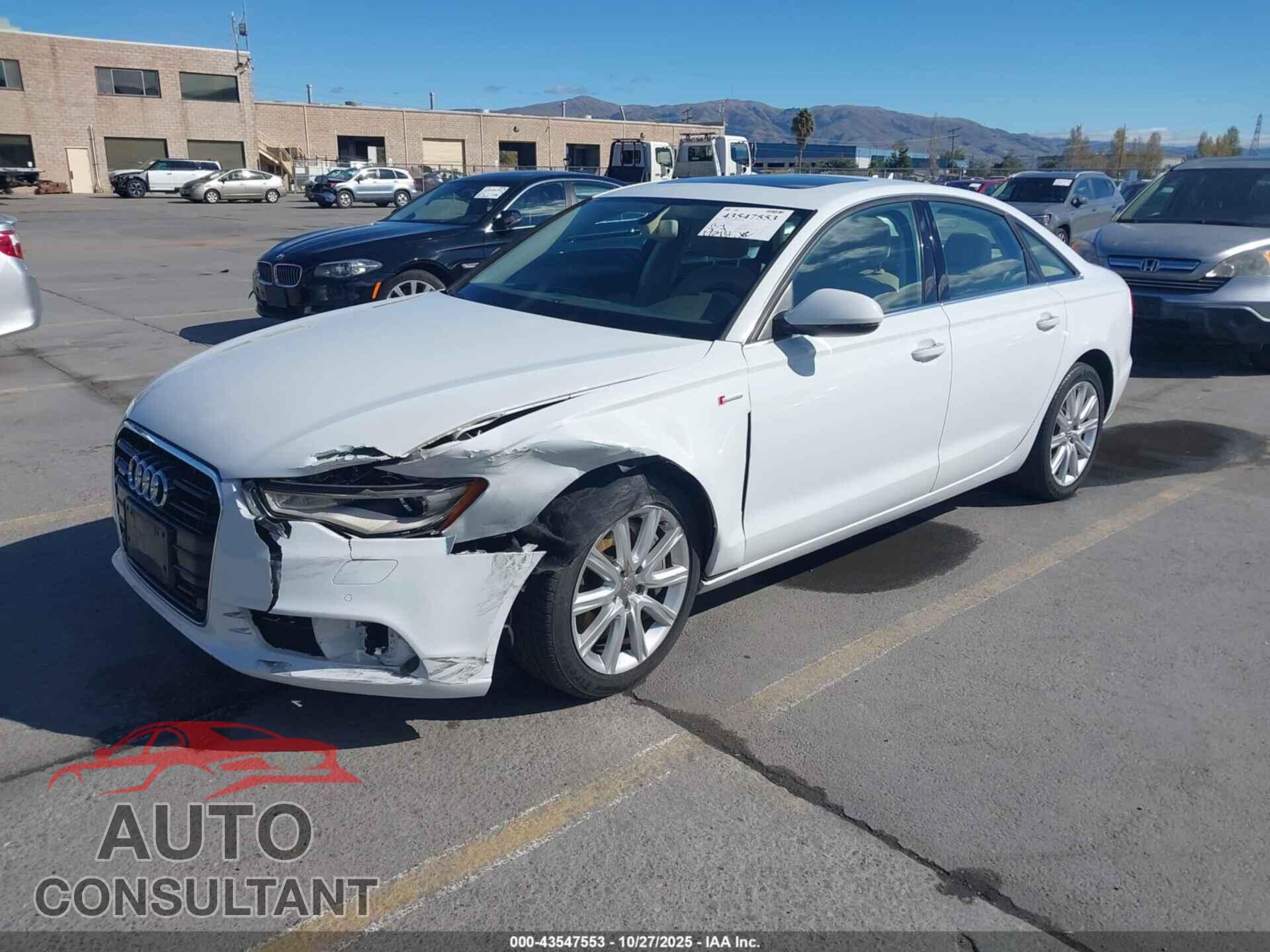 AUDI A6 2013 - WAUGGAFC3DN087643