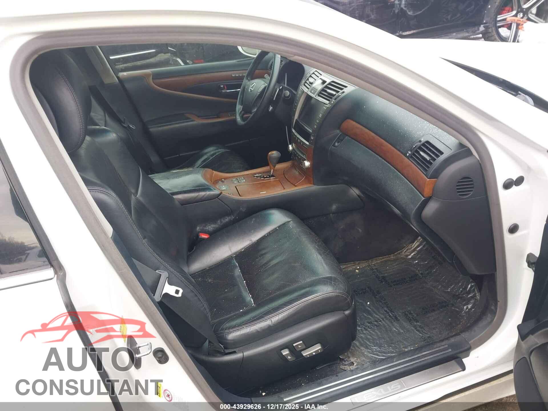 LEXUS LS 460 2010 - JTHBL5EF5A5097063