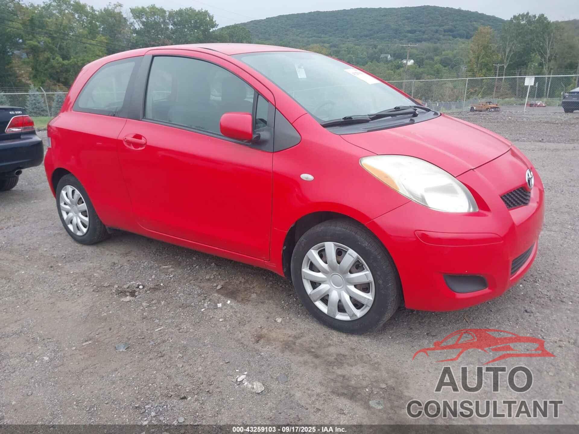 TOYOTA YARIS 2010 - JTDJT4K35A5314628