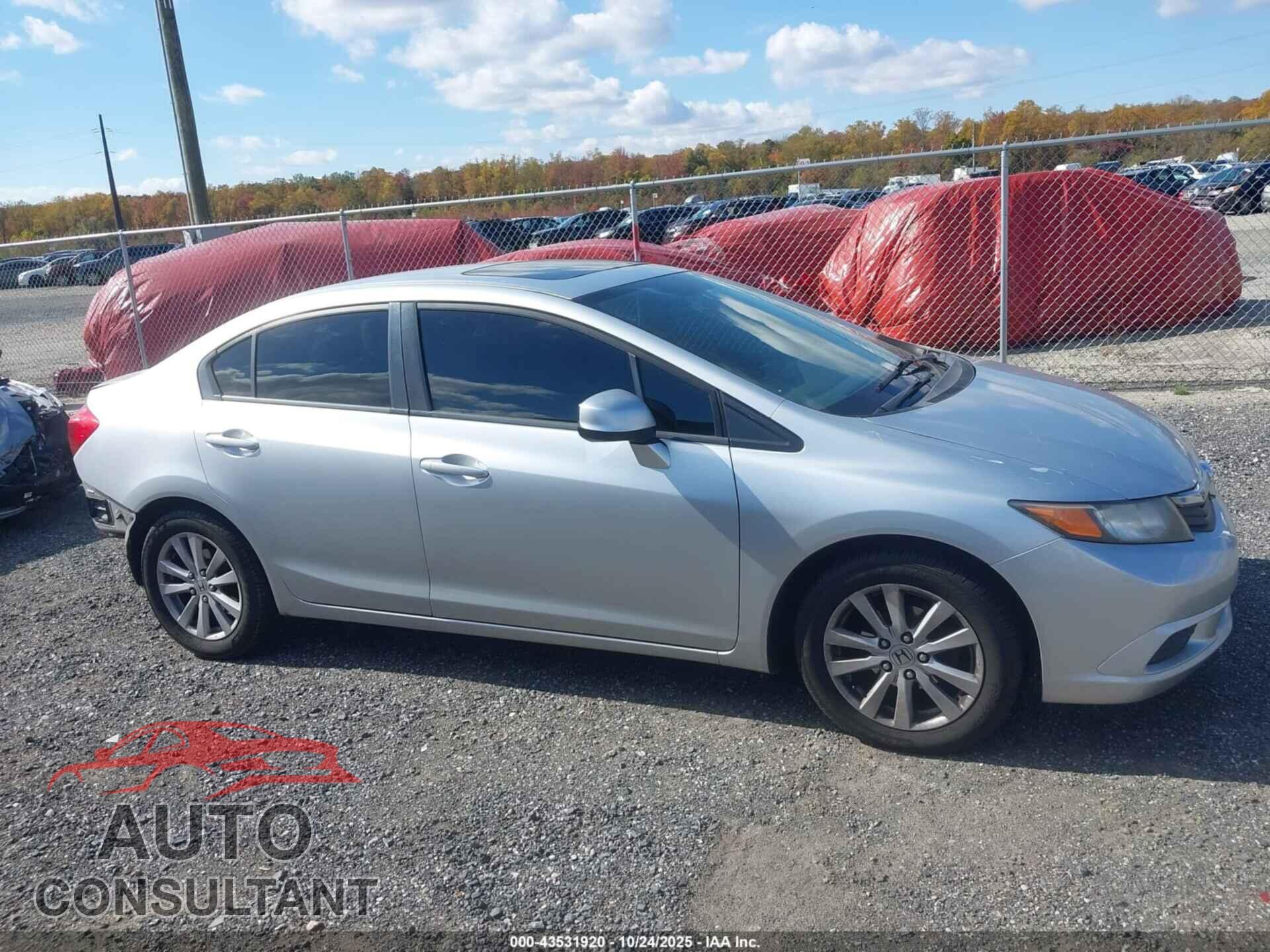HONDA CIVIC 2012 - 2HGFB2F89CH602152