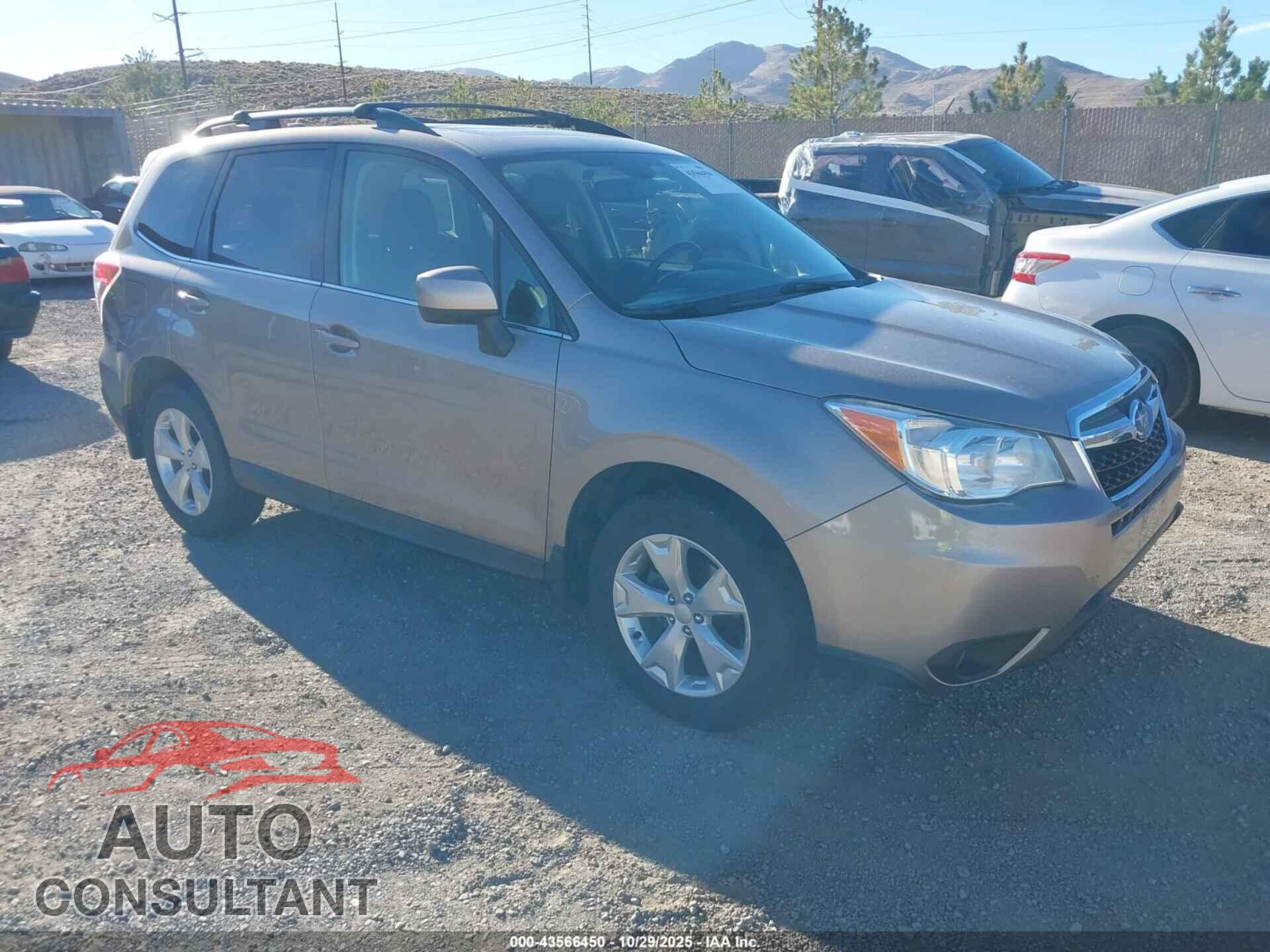 SUBARU FORESTER 2016 - JF2SJARC6GH455022