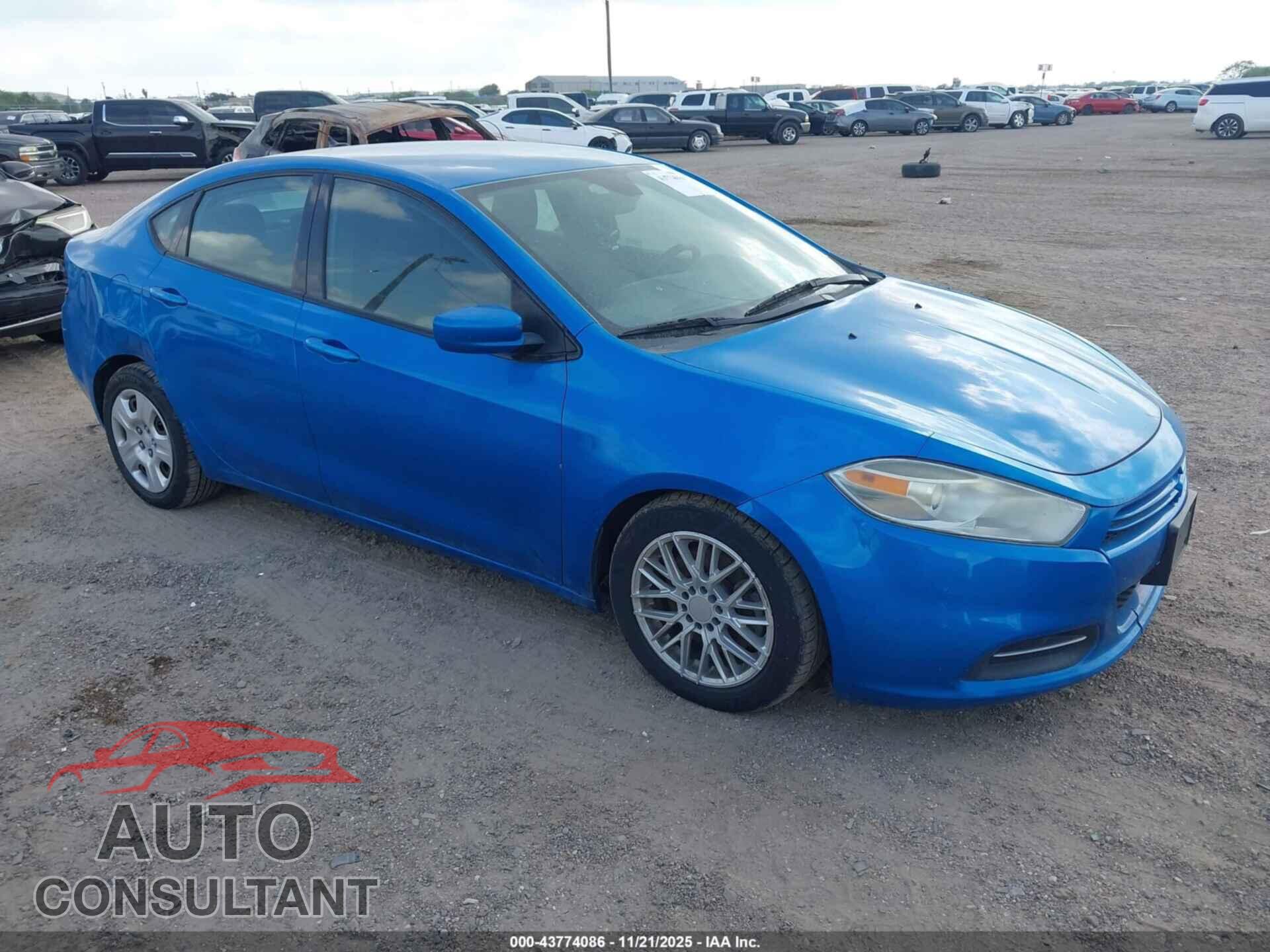 DODGE DART 2015 - 1C3CDFAA9FD331340