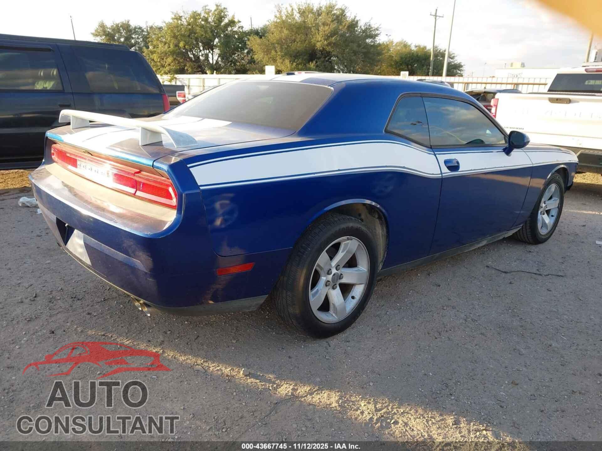 DODGE CHALLENGER 2012 - 2C3CDYAG8CH239232