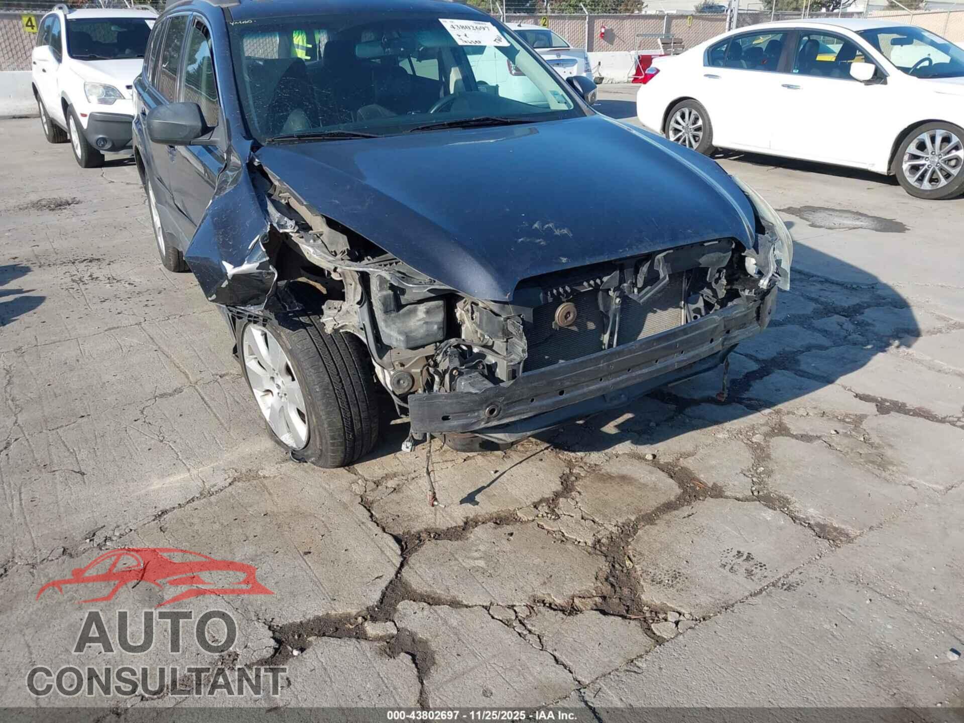 SUBARU OUTBACK 2012 - 4S4BRELC1C2204019