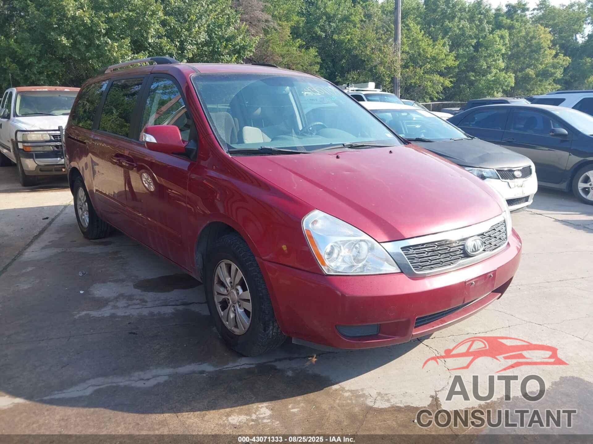 KIA SEDONA 2012 - KNDMG4C77C6432163