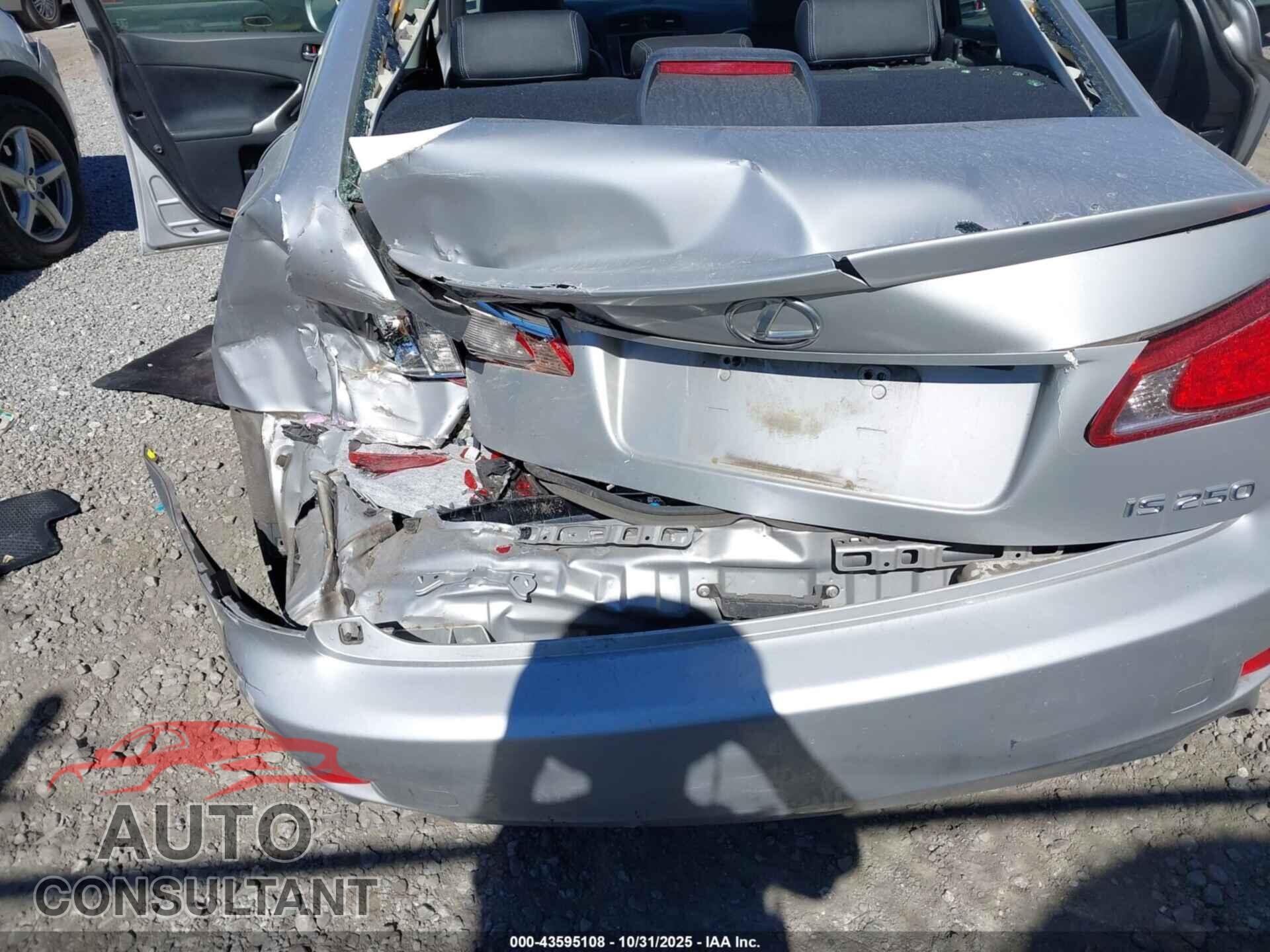 LEXUS IS 250 2012 - JTHBF5C22C5183649