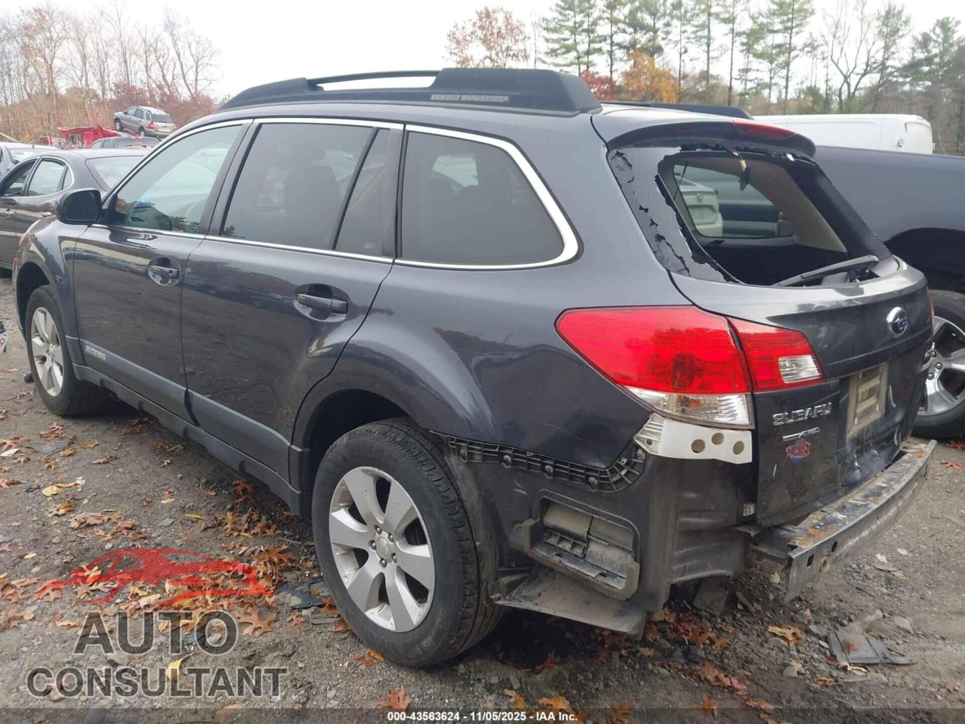 SUBARU OUTBACK 2012 - 4S4BRBCC0C3303617