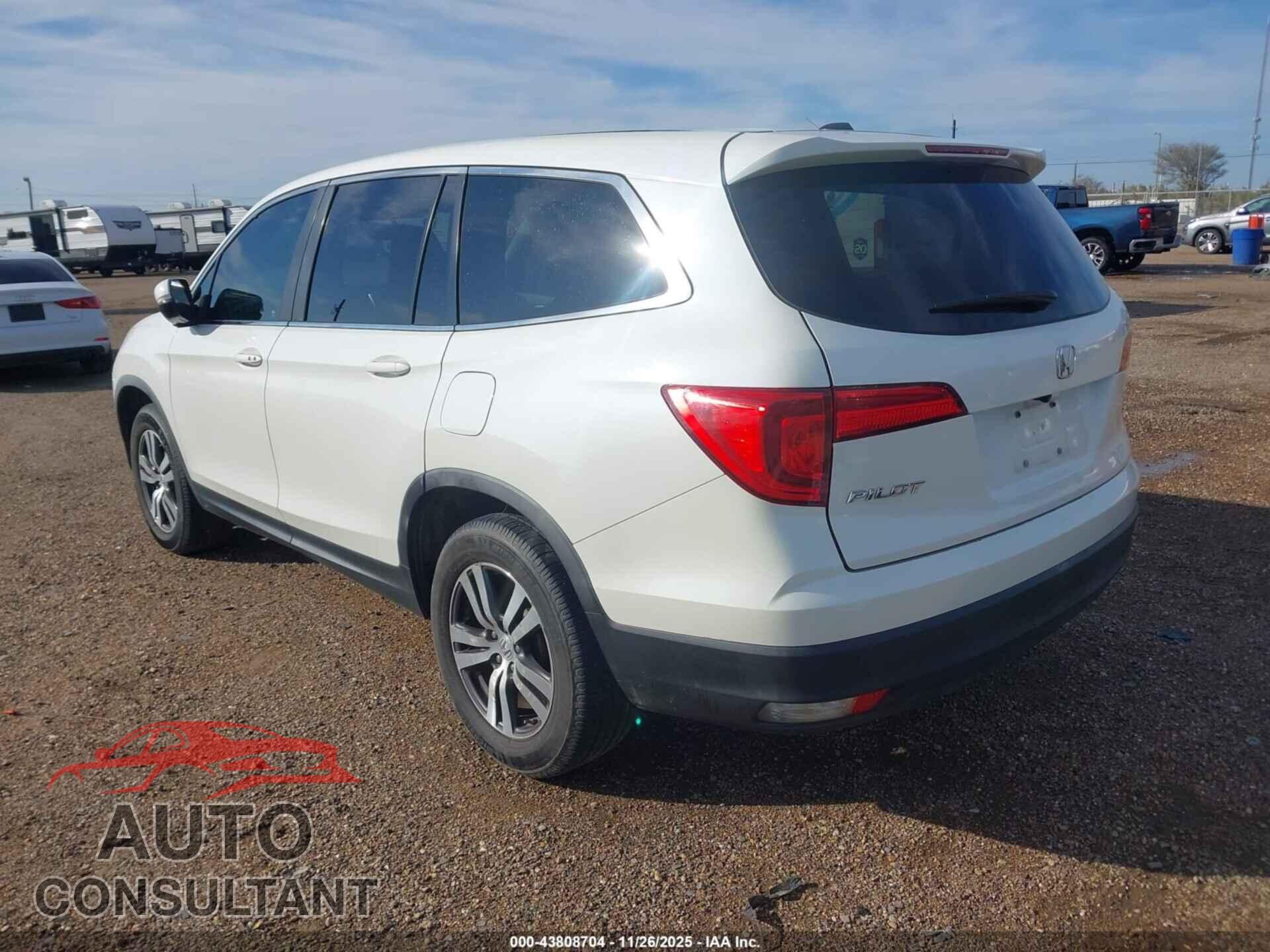 HONDA PILOT 2017 - 5FNYF5H56HB025688