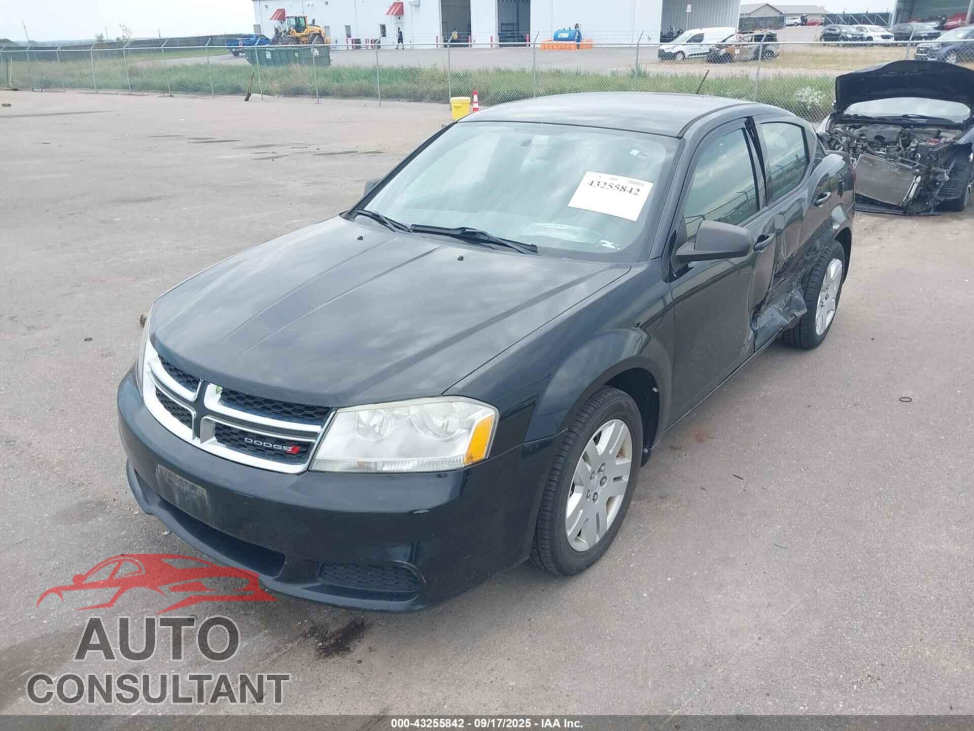 DODGE AVENGER 2013 - 1C3CDZAB3DN682990