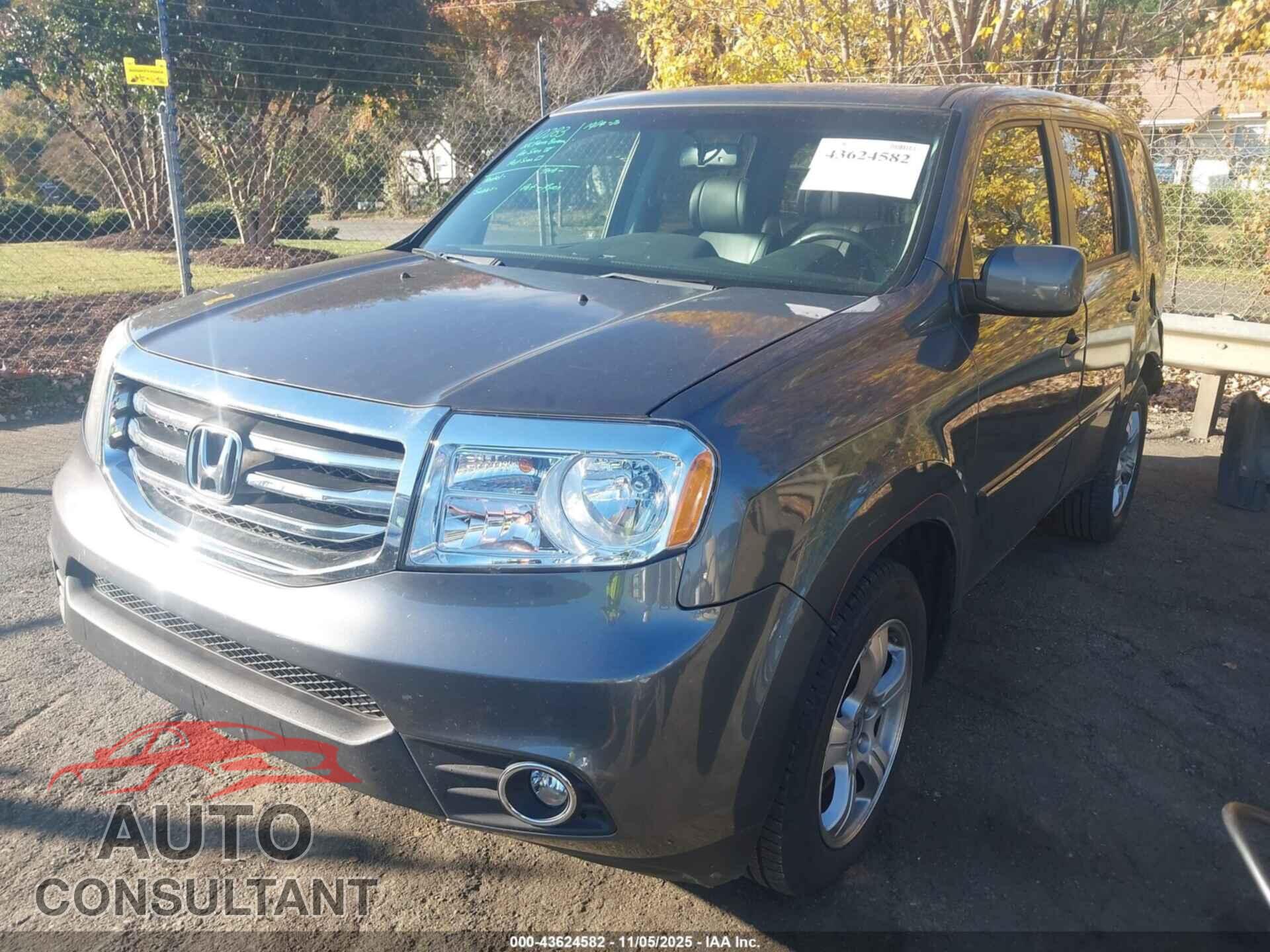 HONDA PILOT 2012 - 5FNYF4H51CB002855