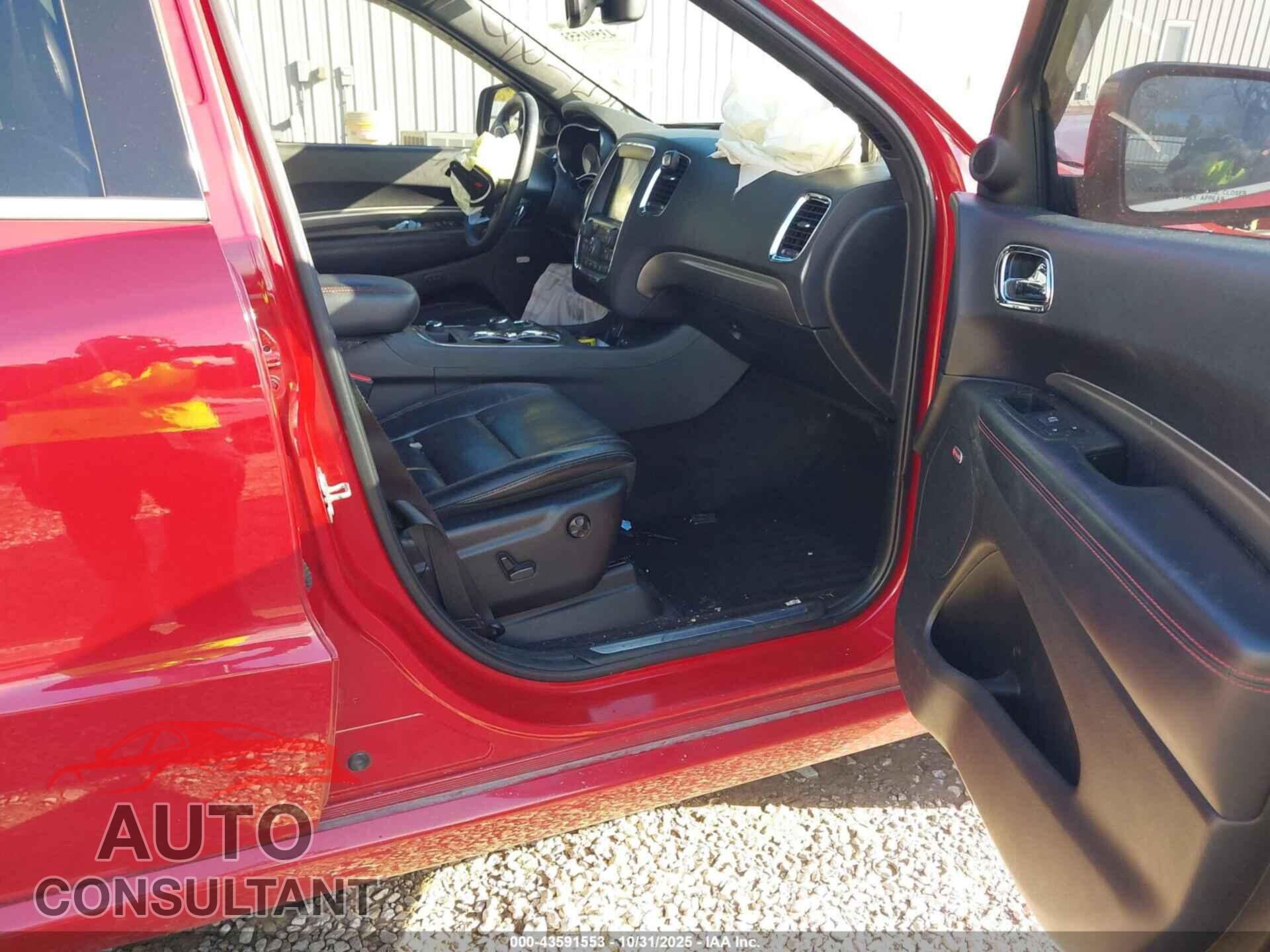 DODGE DURANGO 2017 - 1C4SDJCT9HC681584