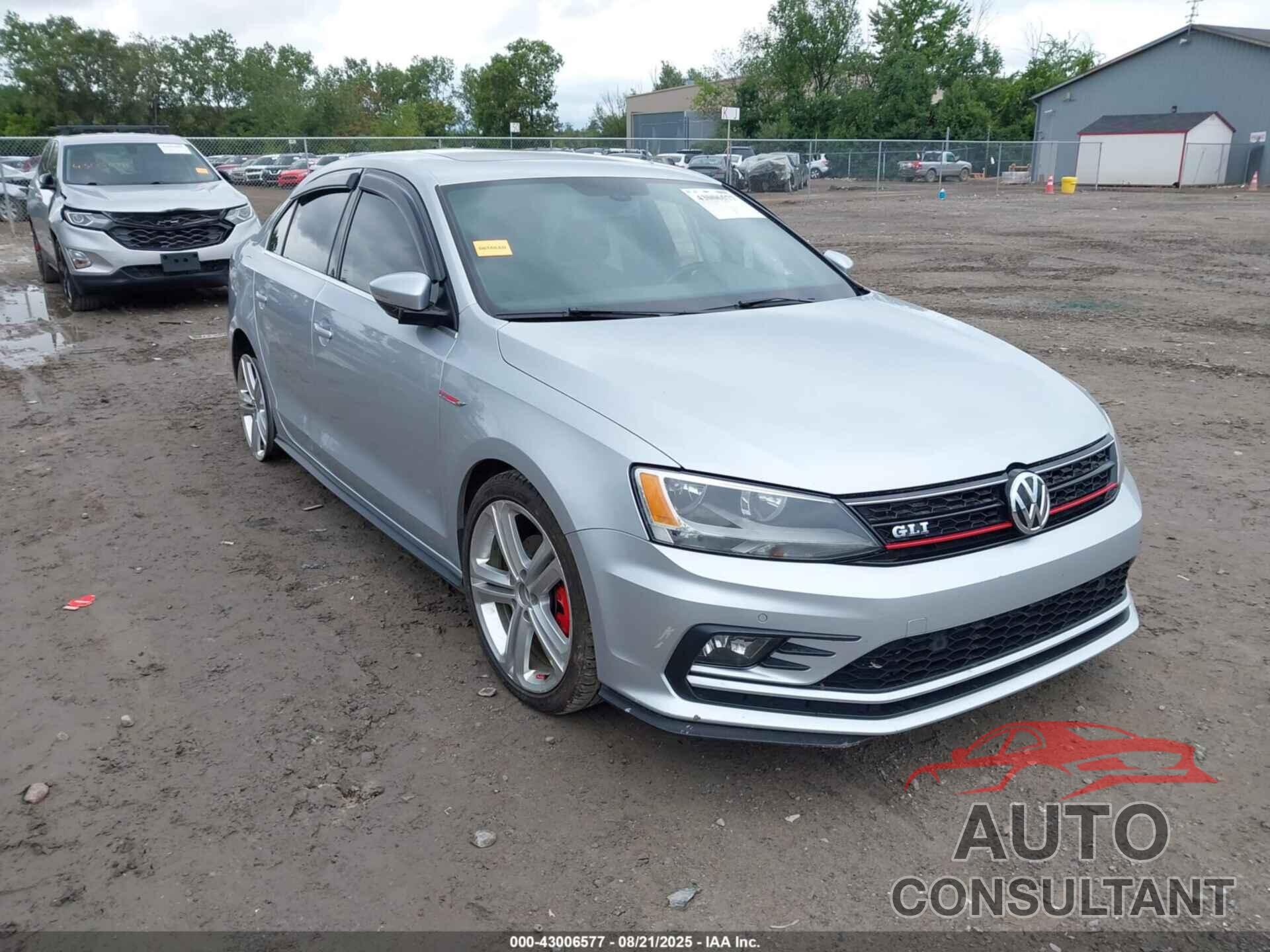 VOLKSWAGEN JETTA 2016 - 3VW4T7AJ7GM222502