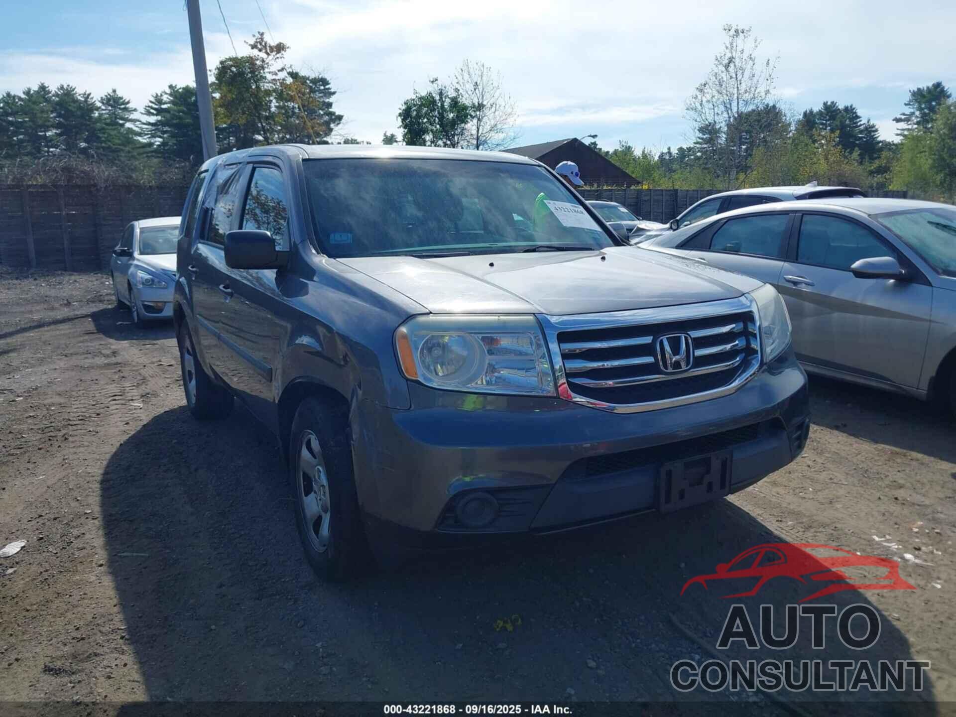 HONDA PILOT 2014 - 5FNYF4H25EB007131