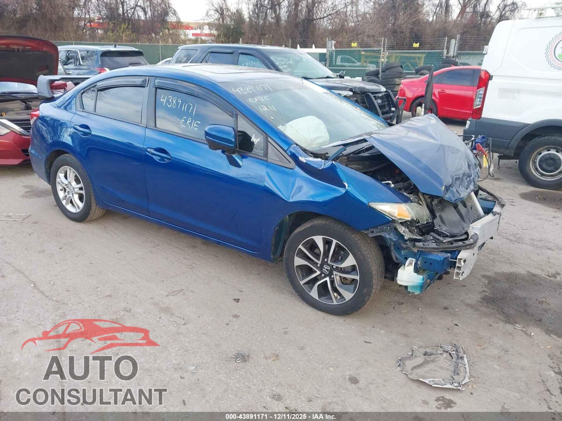 HONDA CIVIC 2015 - 19XFB2F88FE070598