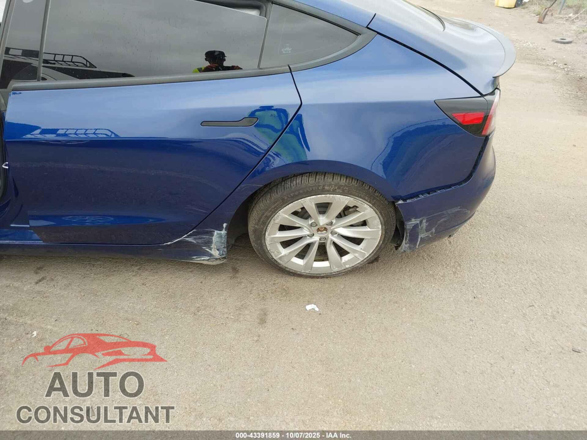TESLA MODEL 3 2022 - 5YJ3E1EB3NF186592