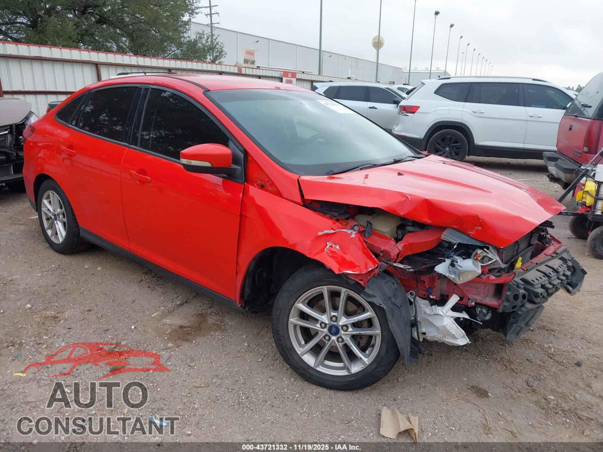FORD FOCUS 2016 - 1FADP3F27GL369041