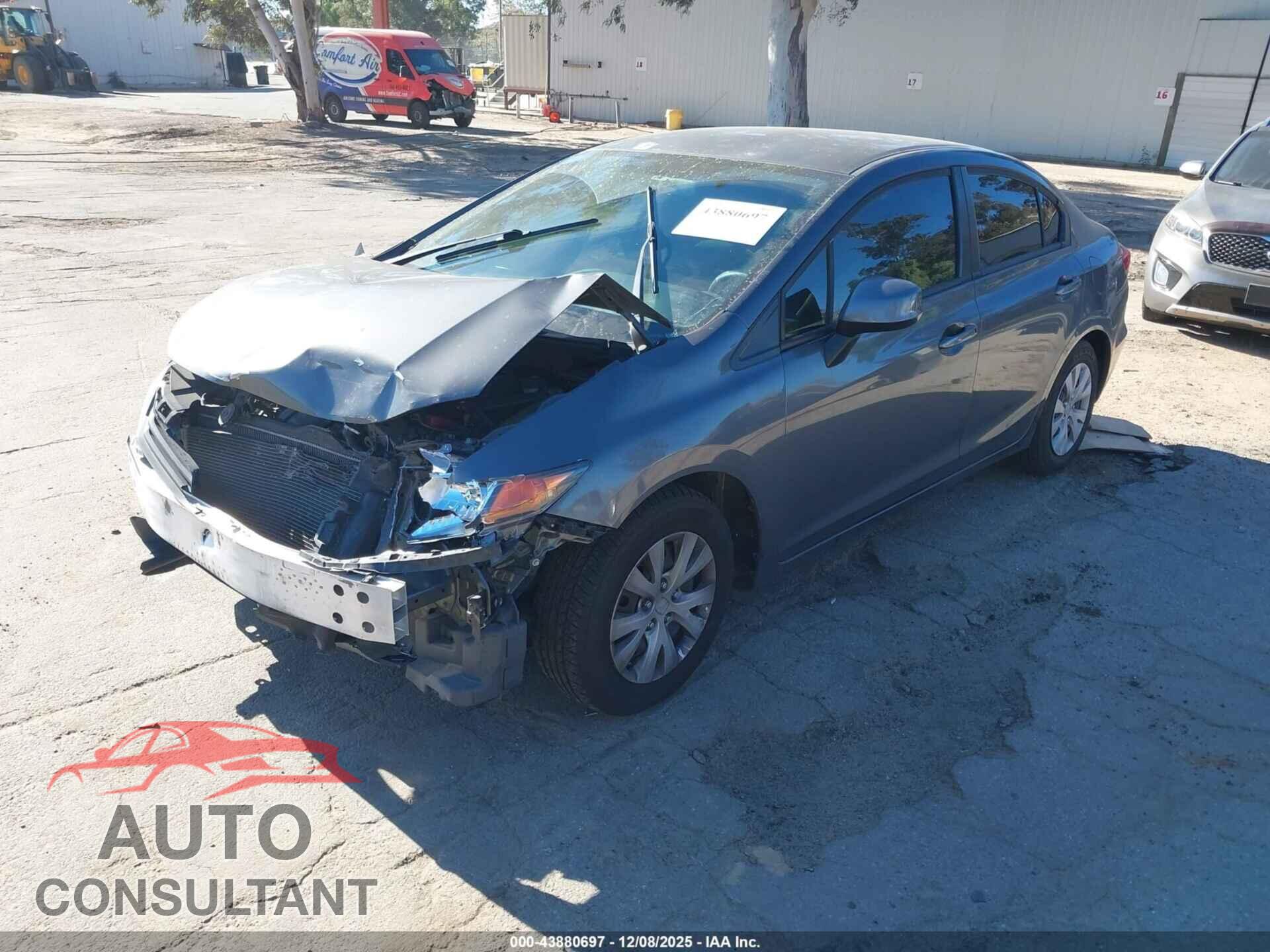 HONDA CIVIC 2012 - 2HGFB2F54CH565226