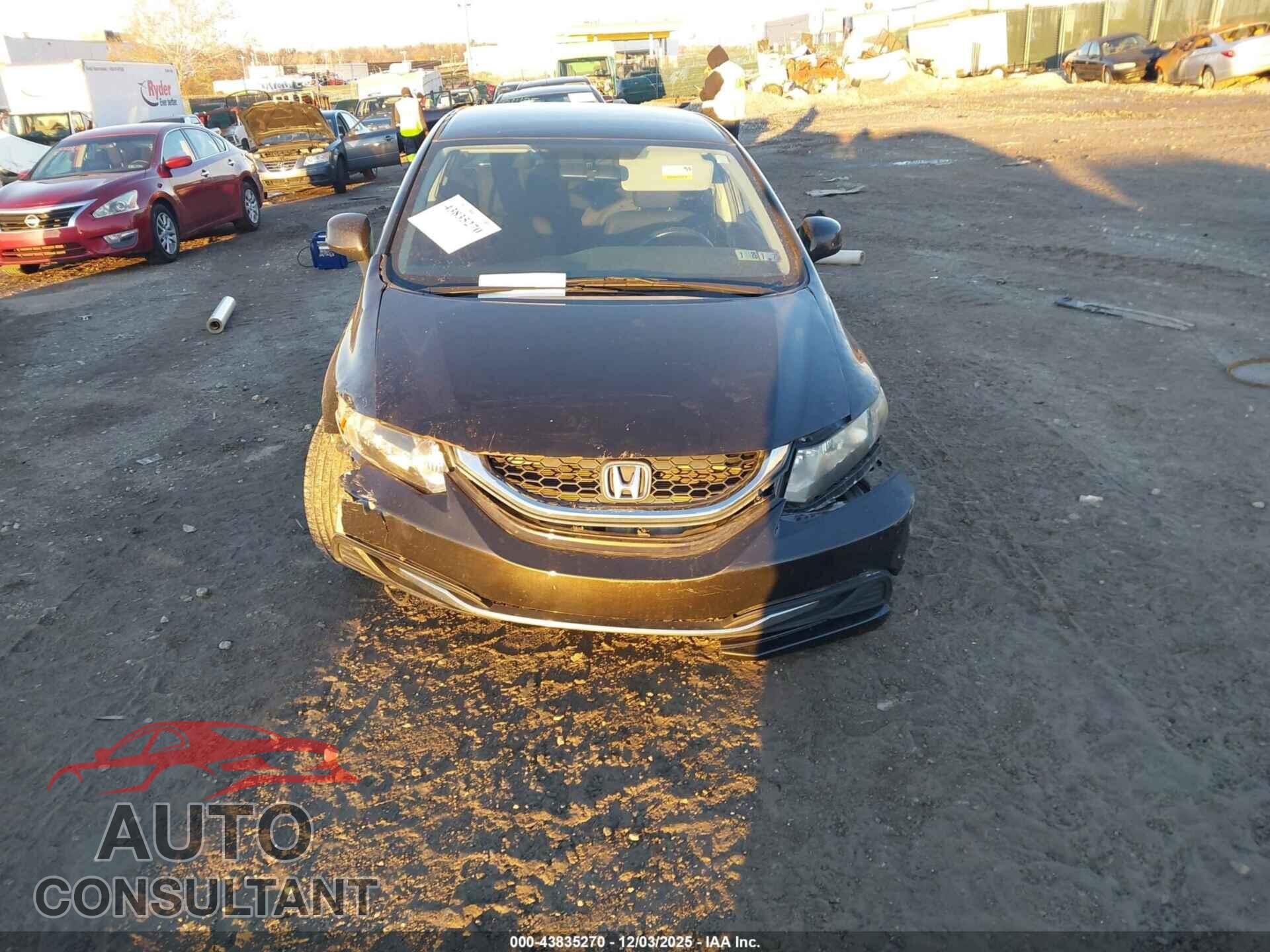 HONDA CIVIC 2013 - 19XFB2F52DE217582