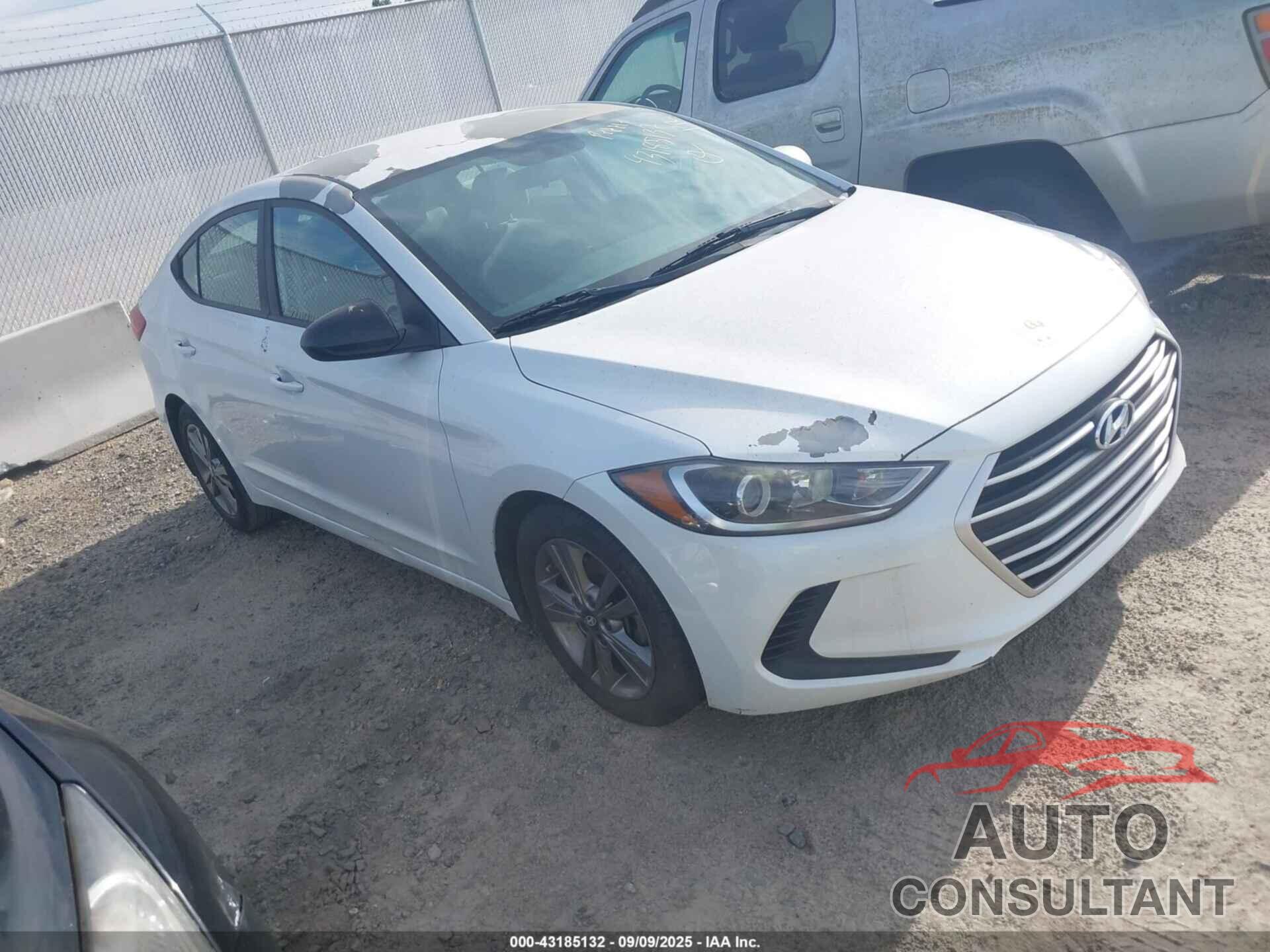 HYUNDAI ELANTRA 2017 - 5NPD84LF5HH080184