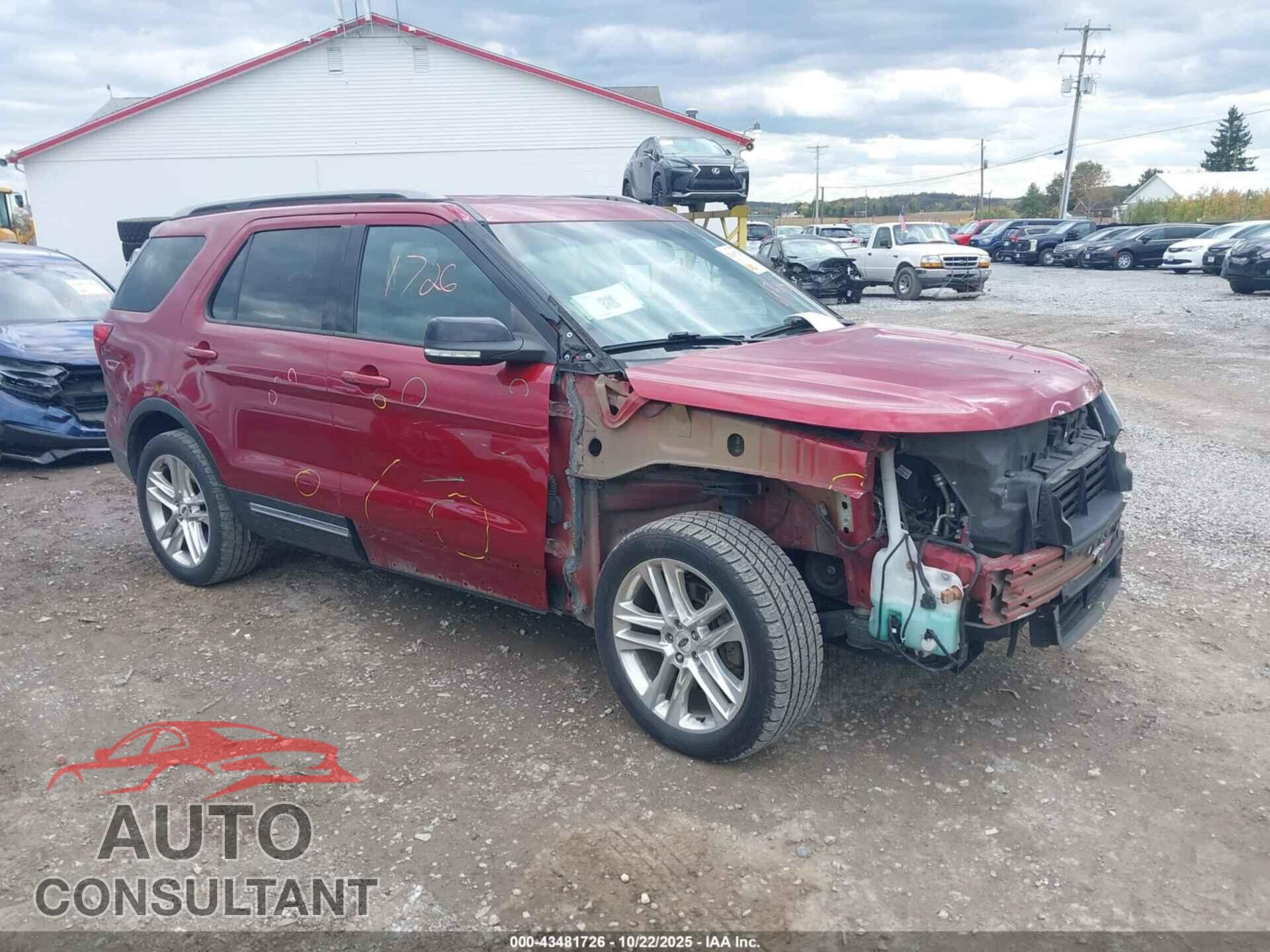 FORD EXPLORER 2017 - 1FM5K8D84HGA65558