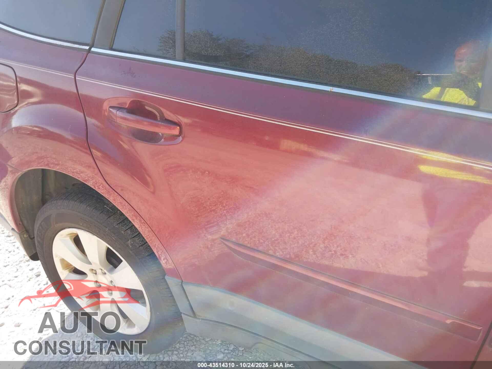 SUBARU OUTBACK 2012 - 4S4BRBCCXC3291508