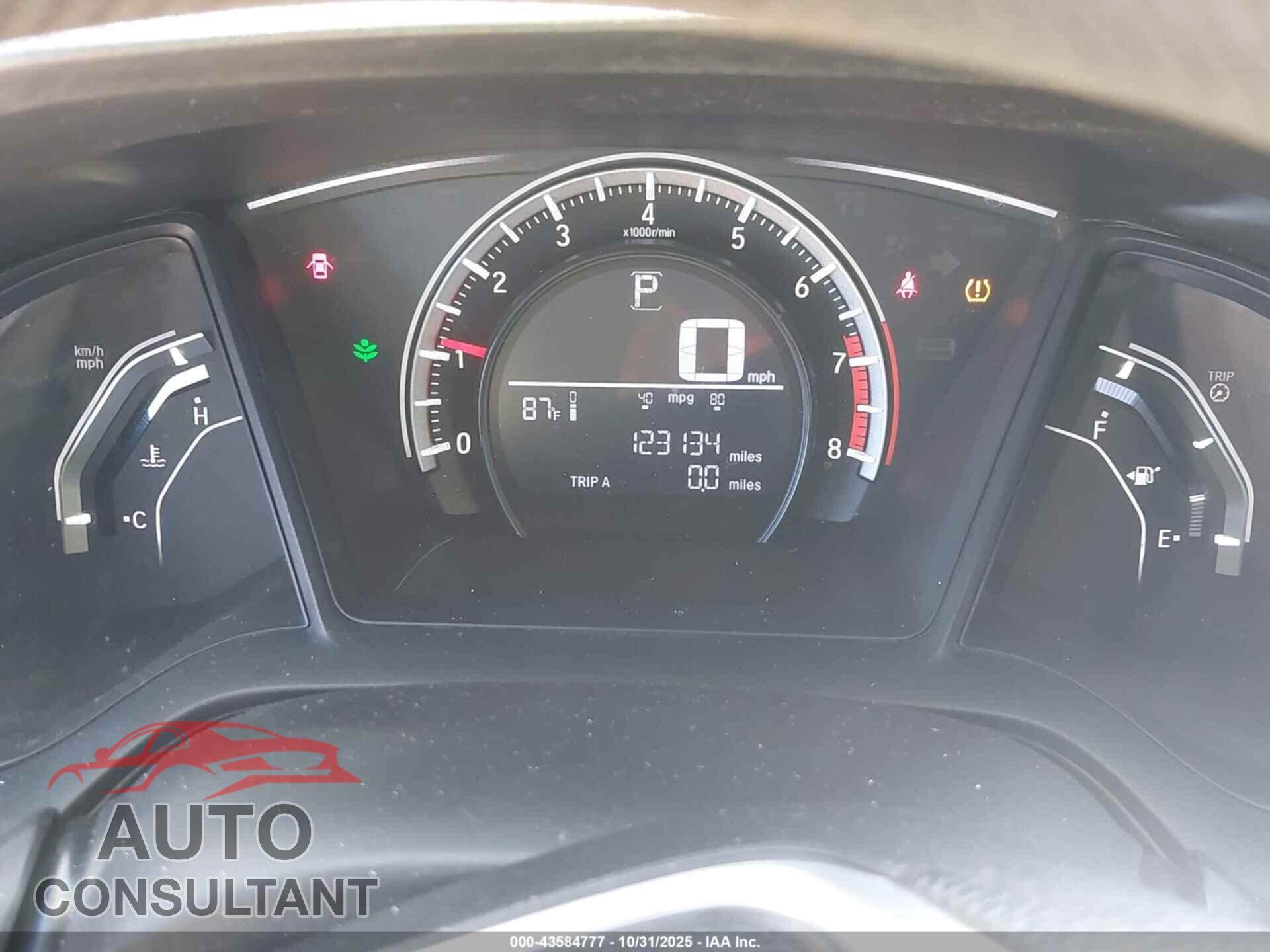 HONDA CIVIC 2016 - 19XFC2F54GE220100