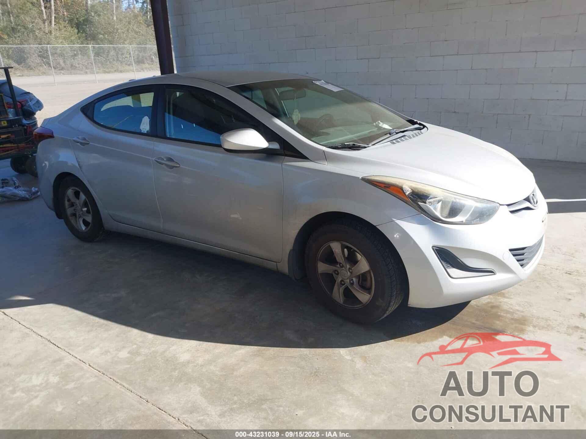 HYUNDAI ELANTRA 2014 - KMHDH4AE6EU170032