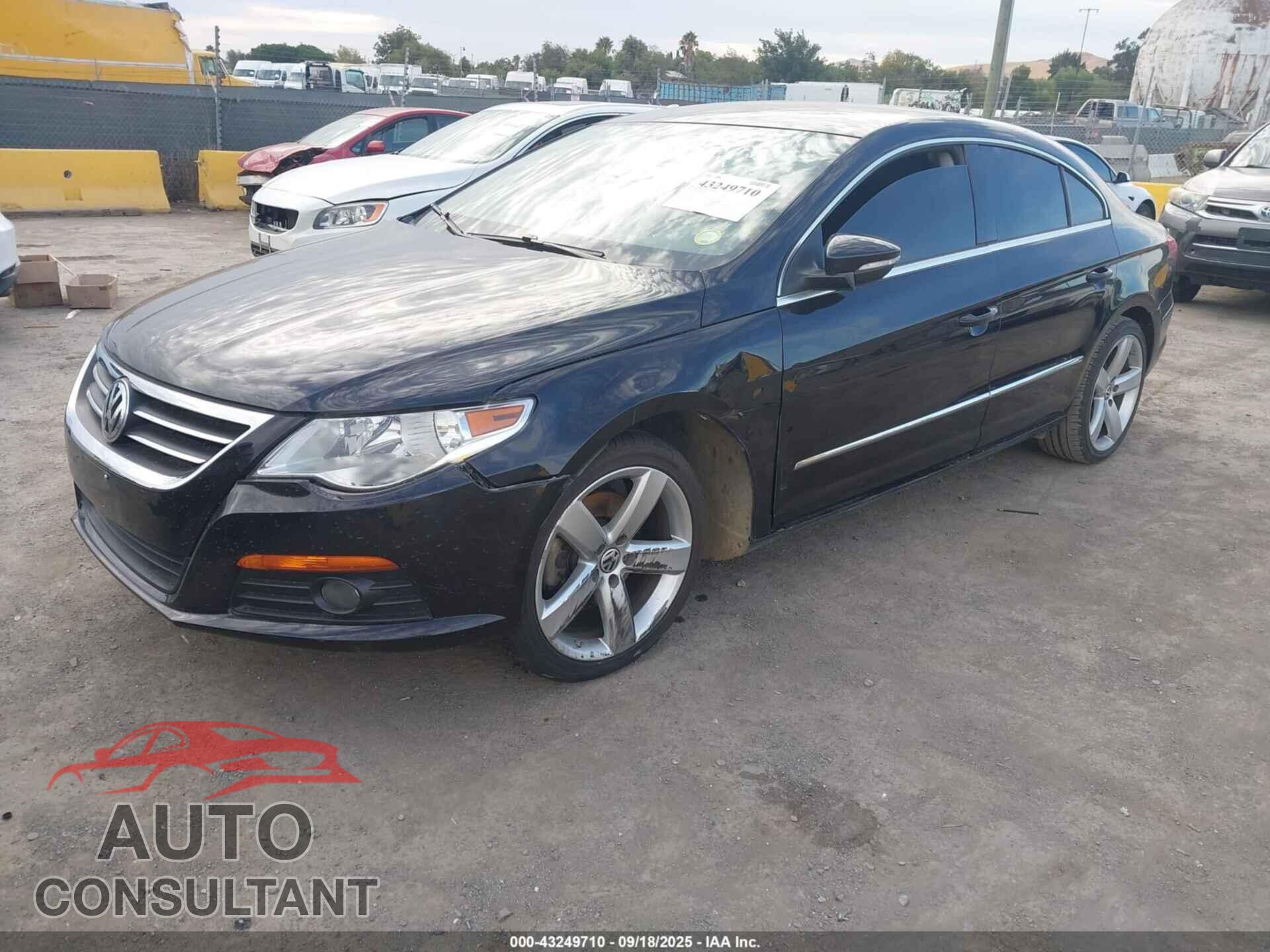 VOLKSWAGEN CC 2012 - WVWHP7AN8CE524358